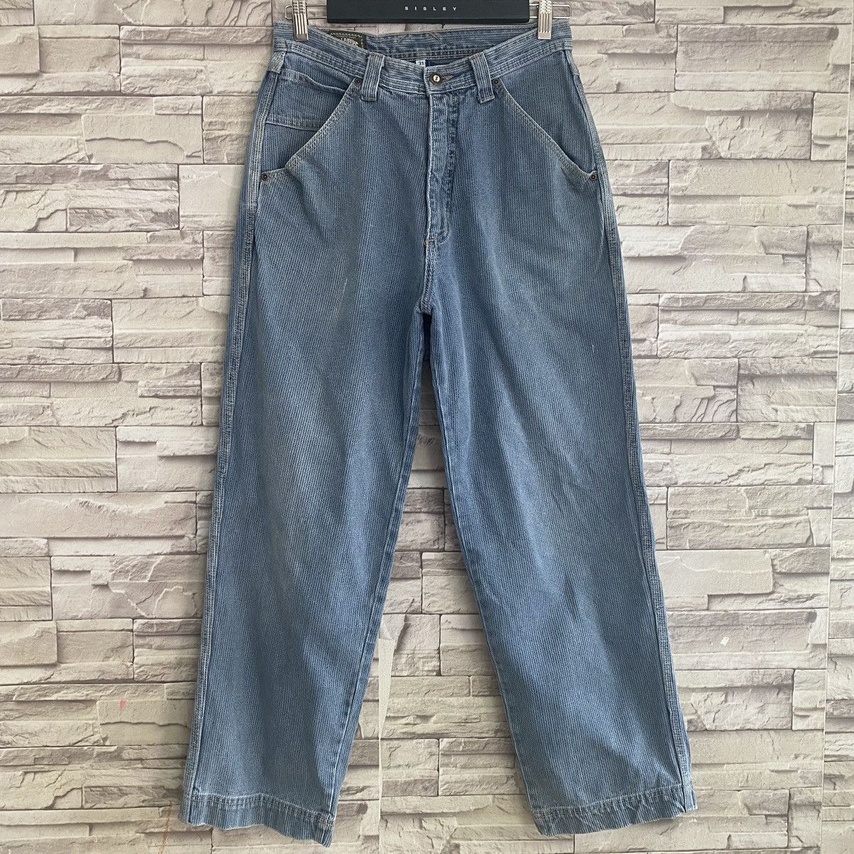 Billabong Vintage Billabong Denim Hickory Baggy Pants Size US 28 / EU 44 - 3 Thumbnail