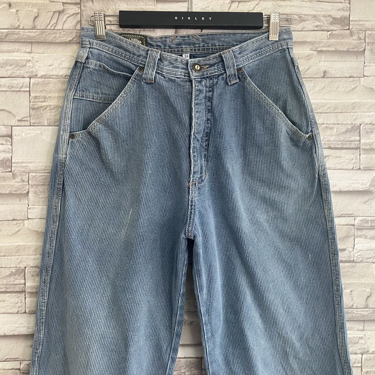 Billabong Vintage Billabong Denim Hickory Baggy Pants Size US 28 / EU 44 - 4 Thumbnail
