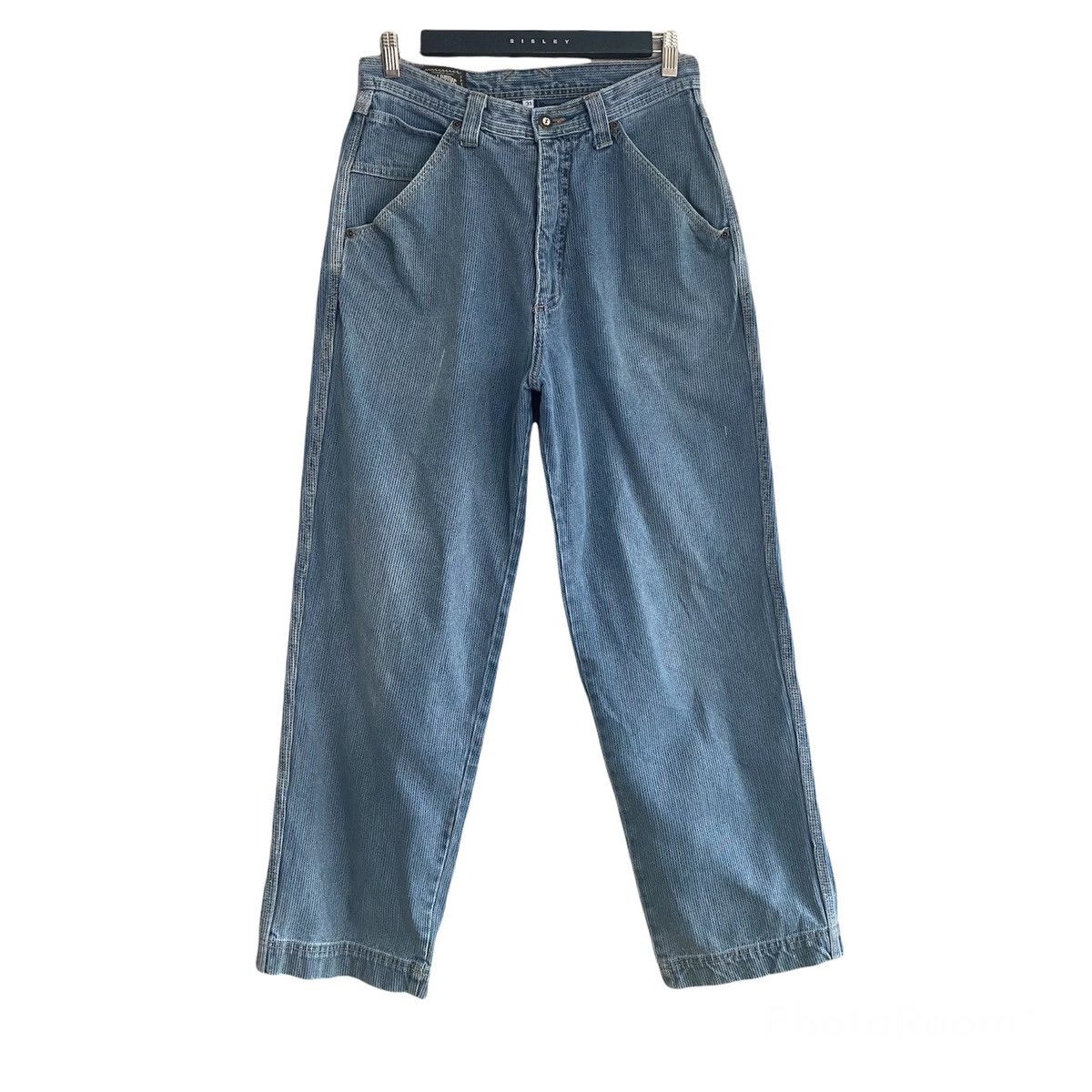 image of Billabong Denim Hickory Baggy Pants in Blue, Men's (Size 28)