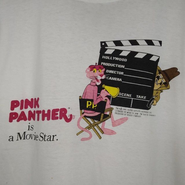 Cartoon Network Vintage 90s Pink Panther is A Movie Star Cartoon T-shirt Size US L / EU 52-54 / 3 - 4 Thumbnail