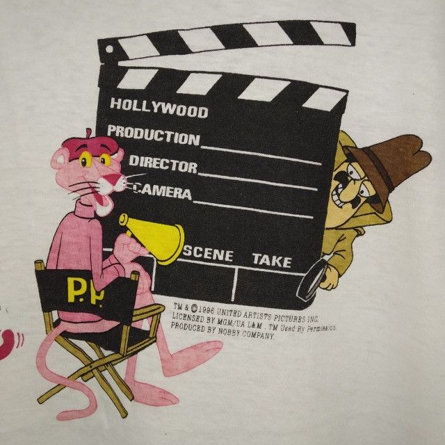 Cartoon Network Vintage 90s Pink Panther is A Movie Star Cartoon T-shirt Size US L / EU 52-54 / 3 - 3 Thumbnail