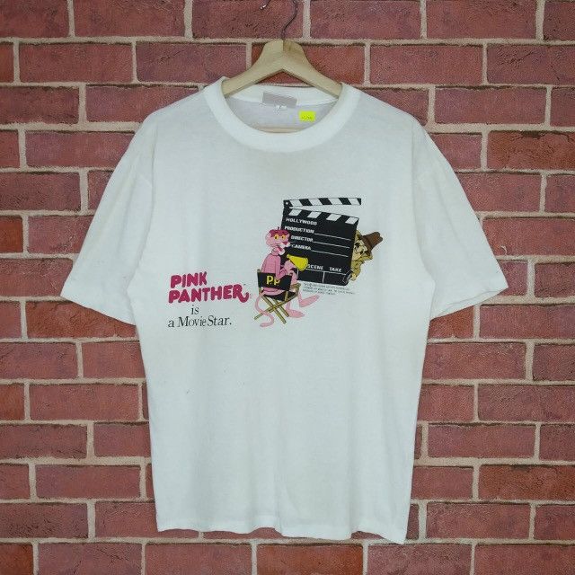 Cartoon Network Vintage 90s Pink Panther is A Movie Star Cartoon T-shirt Size US L / EU 52-54 / 3 - 1 Thumbnail