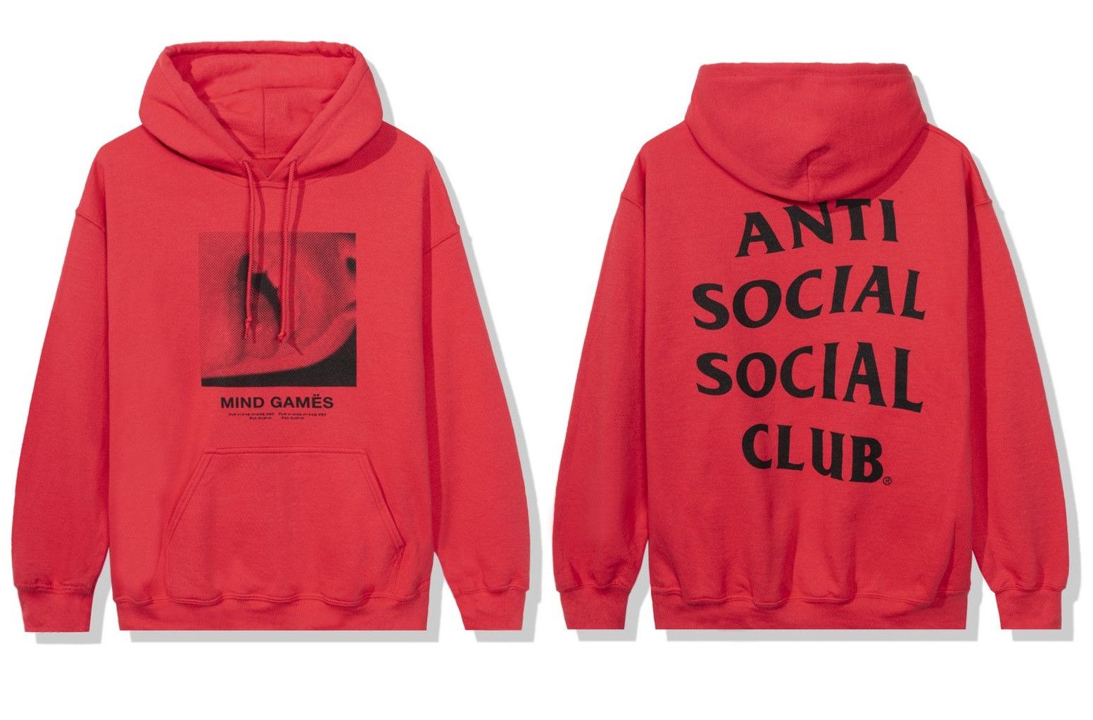Anti Social Social Club DS ASSC Open Minded Paprika Red Hoodie BAPE FTP FOG CDG KITH Size US L / EU 52-54 / 3 - 1 Thumbnail