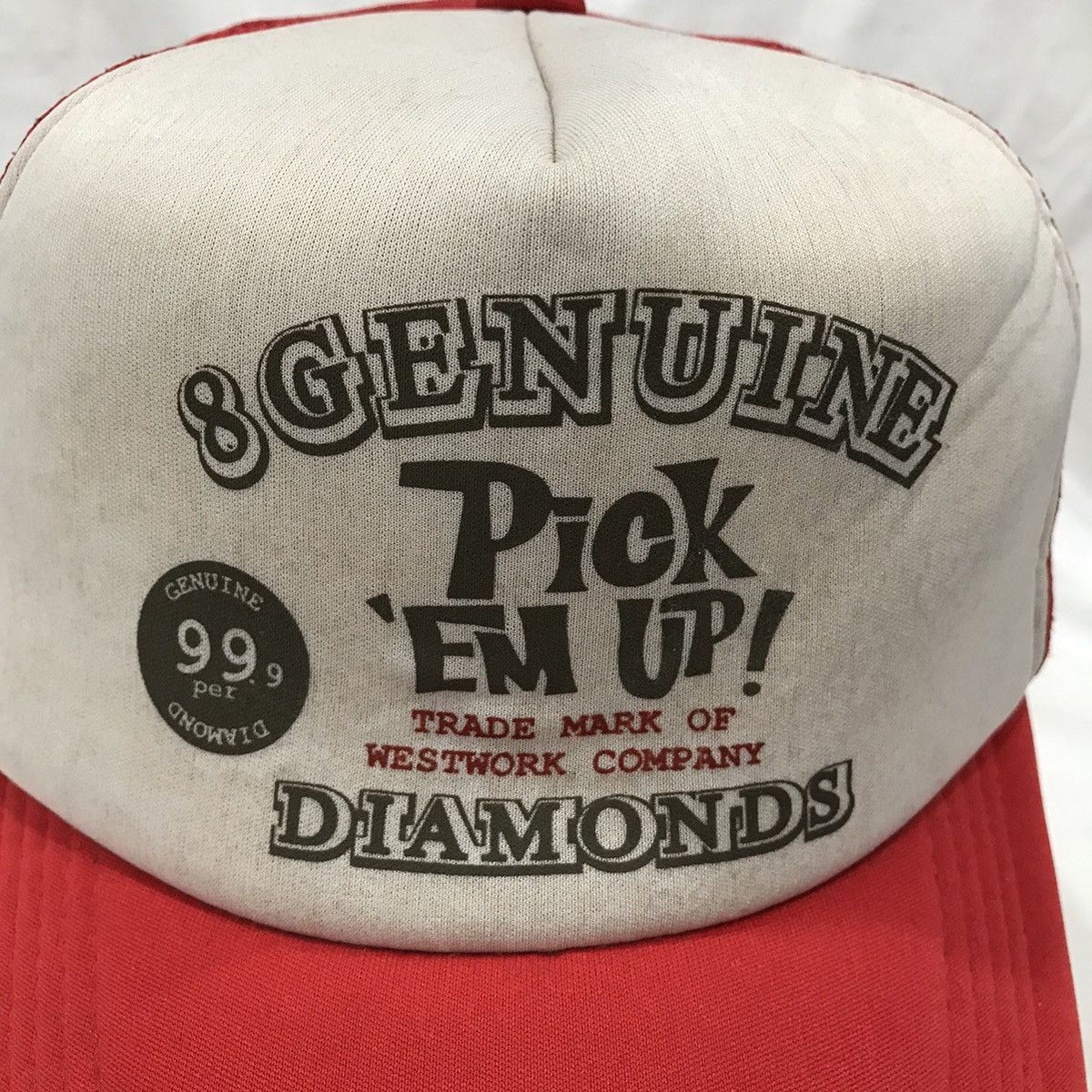 Designer 8 Genuine Pick Em Up Diamonds Trucker Hats Caps Size ONE SIZE - 6 Thumbnail