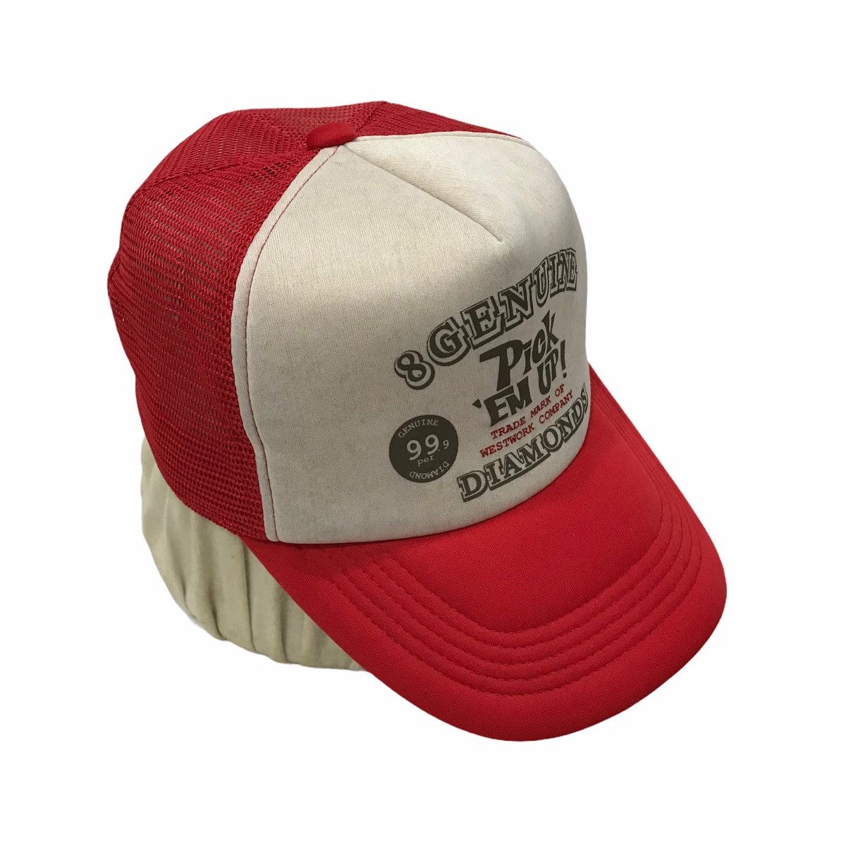 Designer 8 Genuine Pick Em Up Diamonds Trucker Hats Caps Size ONE SIZE - 3 Thumbnail