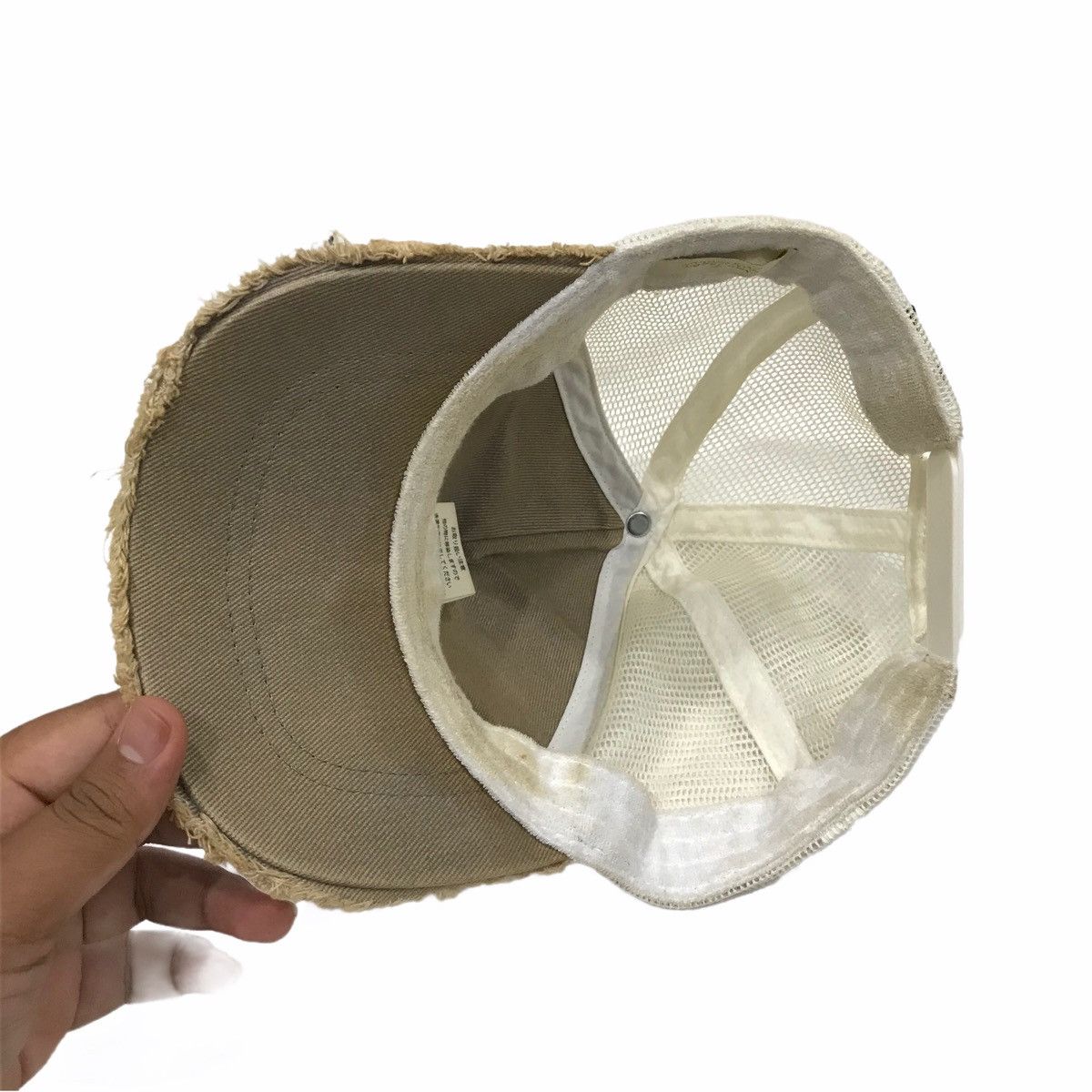 Designer Star Logo Distressed Trucker Hats Caps Size ONE SIZE - 6 Thumbnail