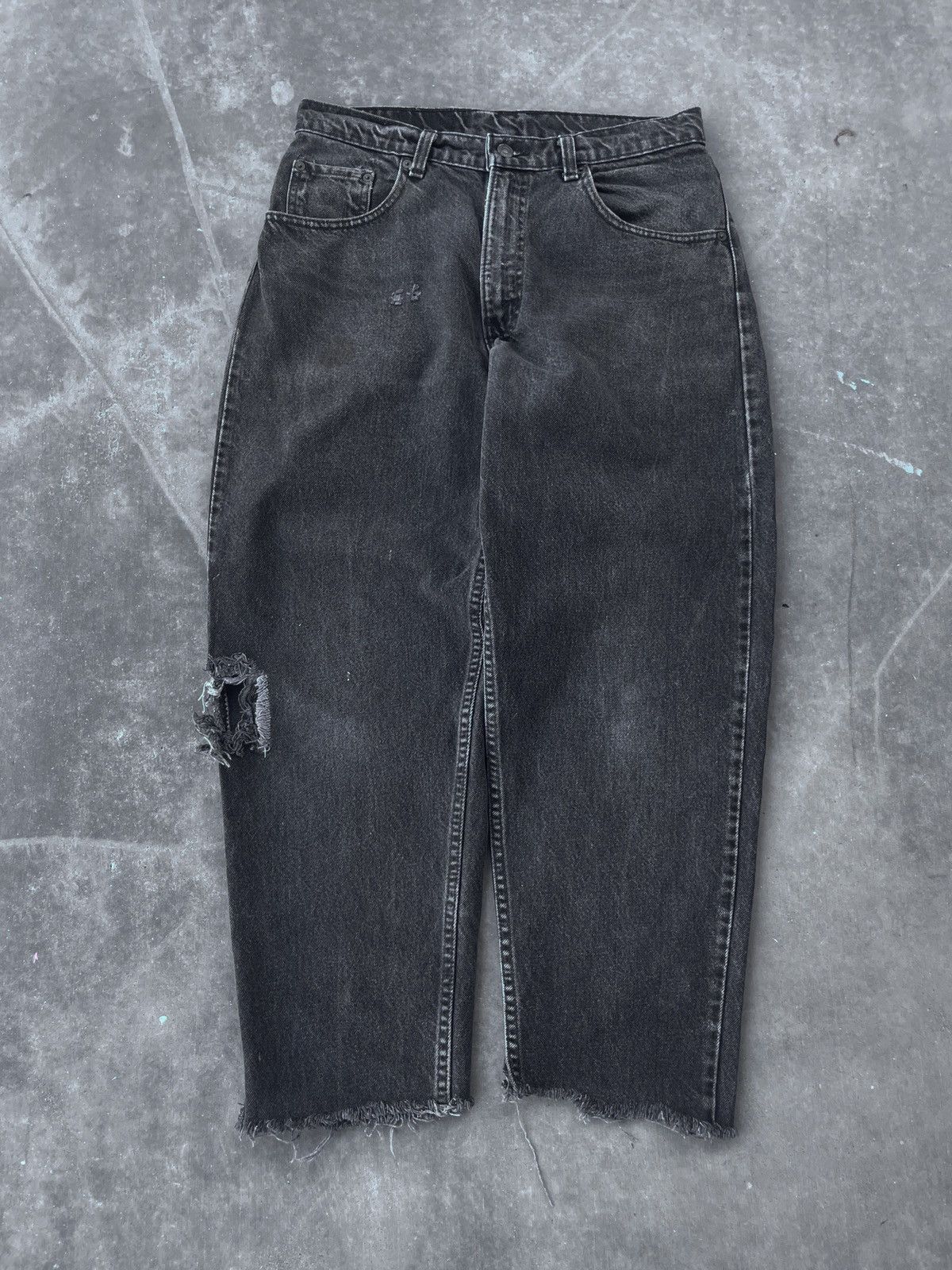 Levi's × Vintage Vintage 80's Levi's Faded Black 560 Denim Jeans Size US 32 / EU 48 - 1 Thumbnail