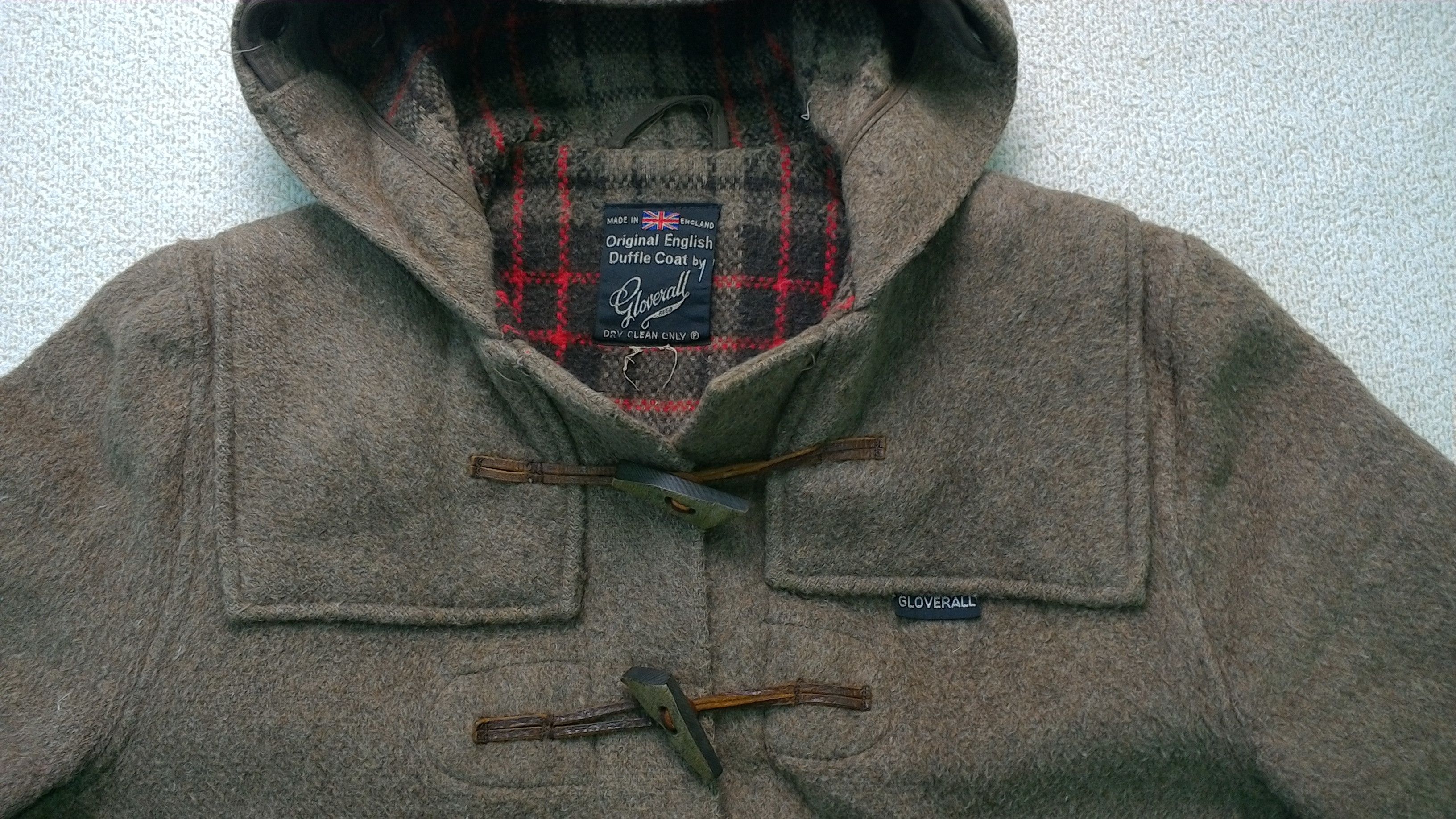 Gloverall THE ORIGINAL GLOVERALL BROWN WOOL DUFFLE COAT Size US M / EU 48-50 / 2 - 5 Thumbnail