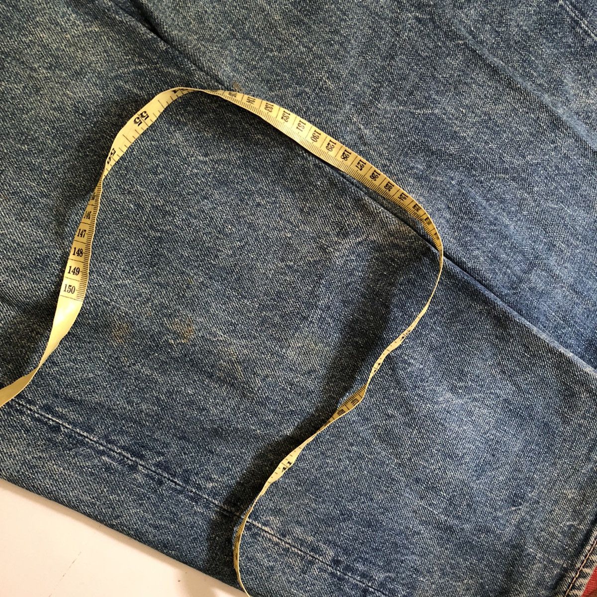 Vintage Evisu No.2 Daicock Japan Ripped Denim Selvadge