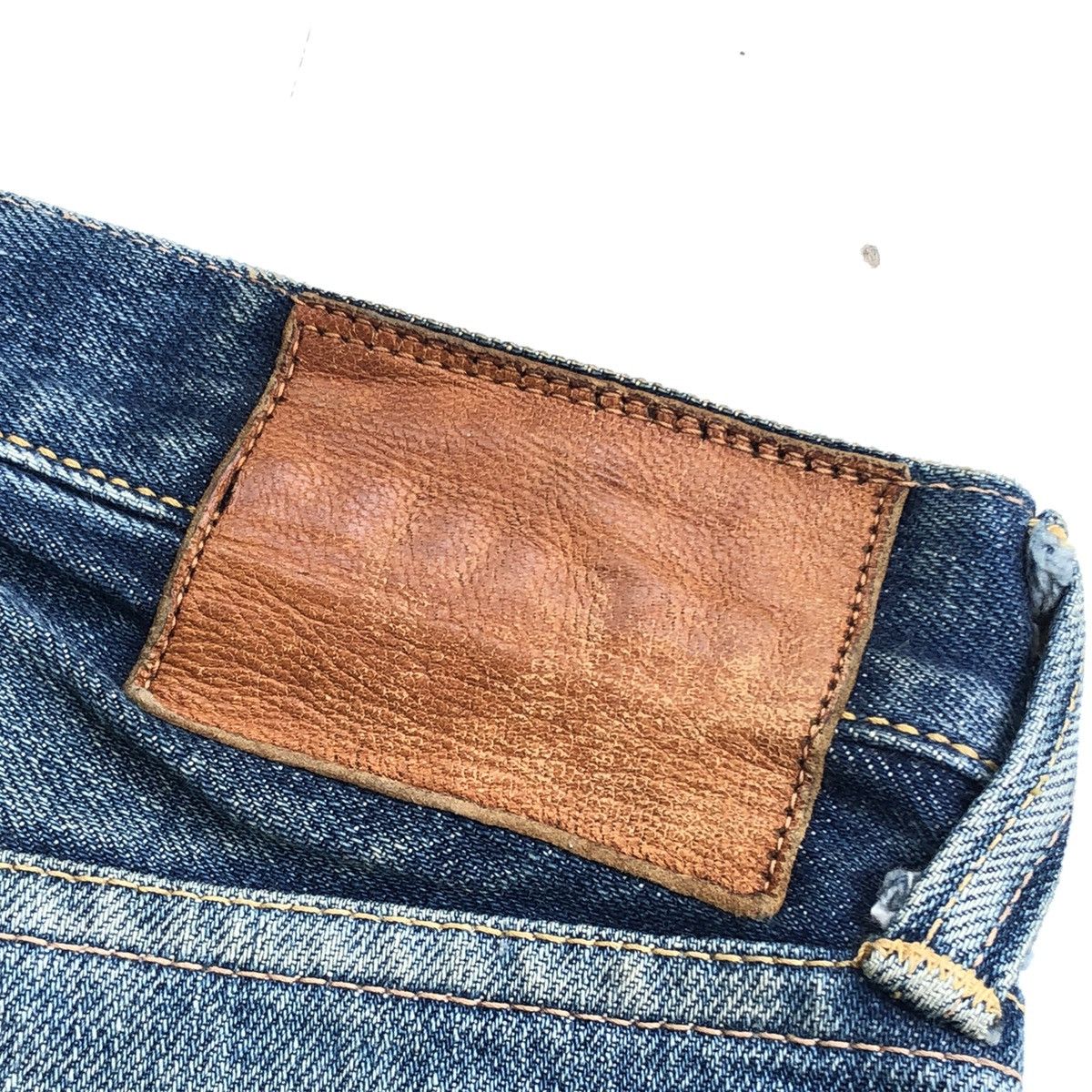 Vintage Evisu No.2 Daicock Japan Ripped Denim Selvadge