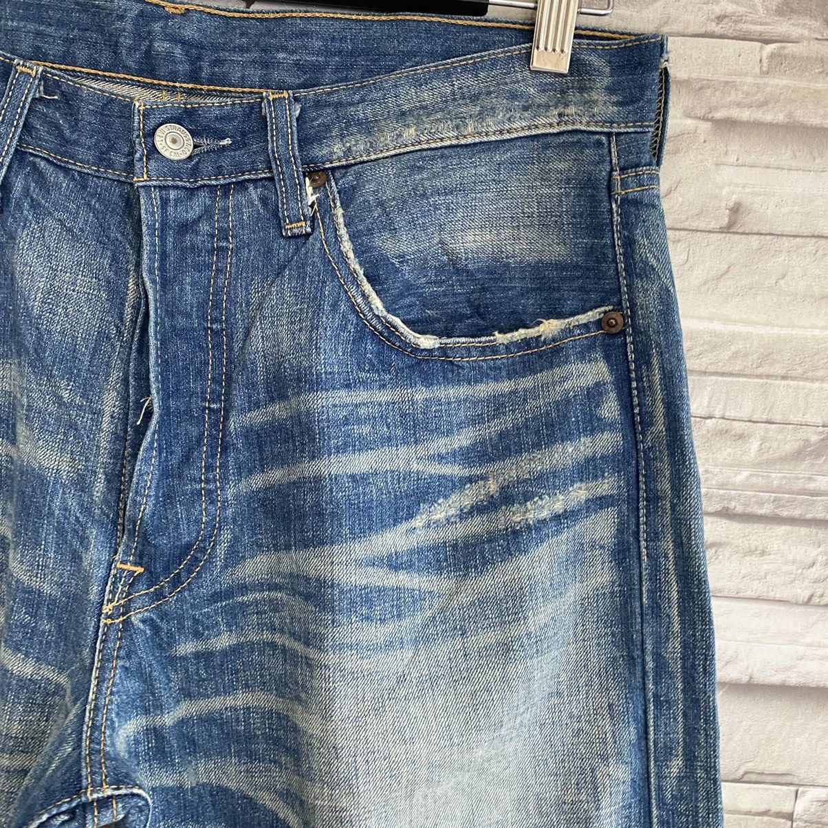 Levi's Vintage Levis 501 Grunge Jeans Nice Faded Size US 33 - 6 Thumbnail