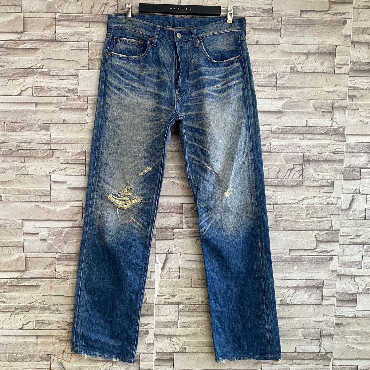 Levi's Vintage Levis 501 Grunge Jeans Nice Faded Size US 33 - 3 Thumbnail
