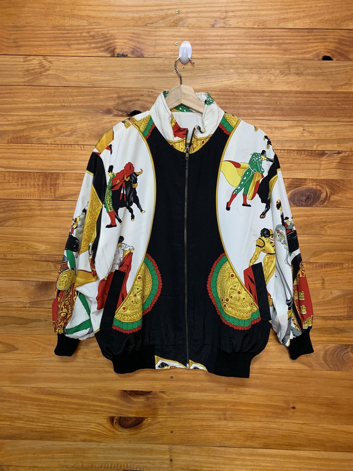 Other Vintage Baroque Bomber Jacket Size US L / EU 52-54 / 3 - 2 Thumbnail