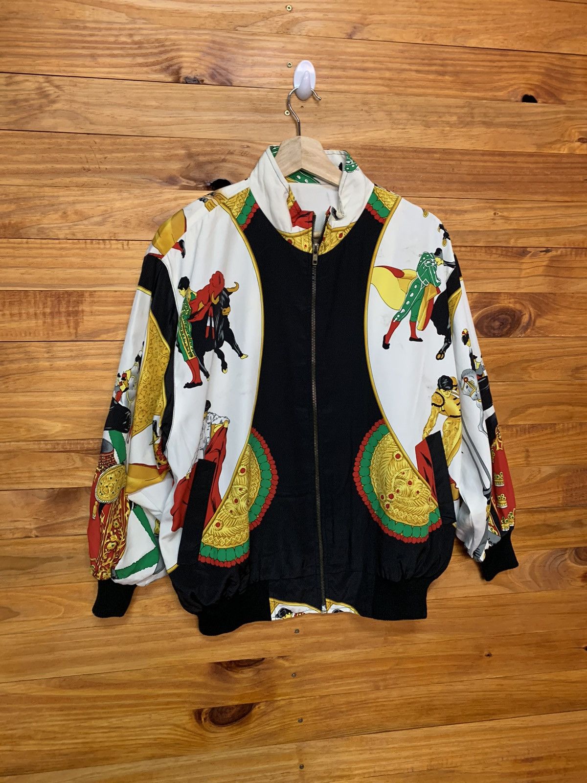 Other Vintage Baroque Bomber Jacket Size US L / EU 52-54 / 3 - 3 Thumbnail