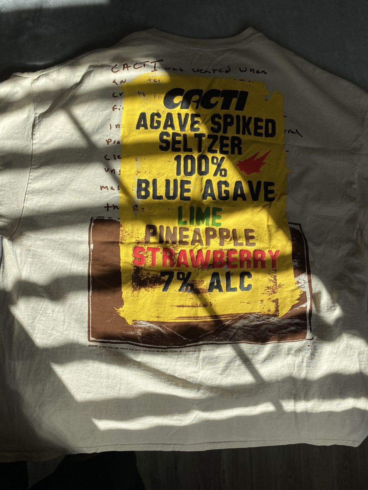 Travis Scott Travis Scott cacti painted sign tee Size US XXL / EU 58 / 5 - 4 Thumbnail