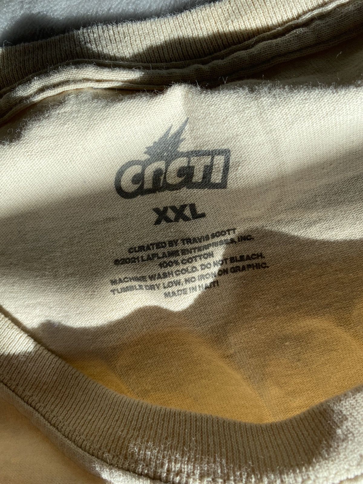 Travis Scott Travis Scott cacti painted sign tee Size US XXL / EU 58 / 5 - 5 Thumbnail