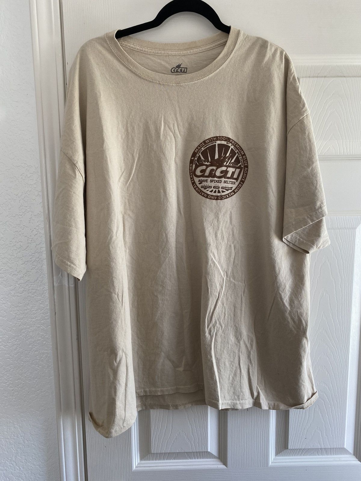 Travis Scott Travis Scott cacti painted sign tee Size US XXL / EU 58 / 5 - 1 Thumbnail