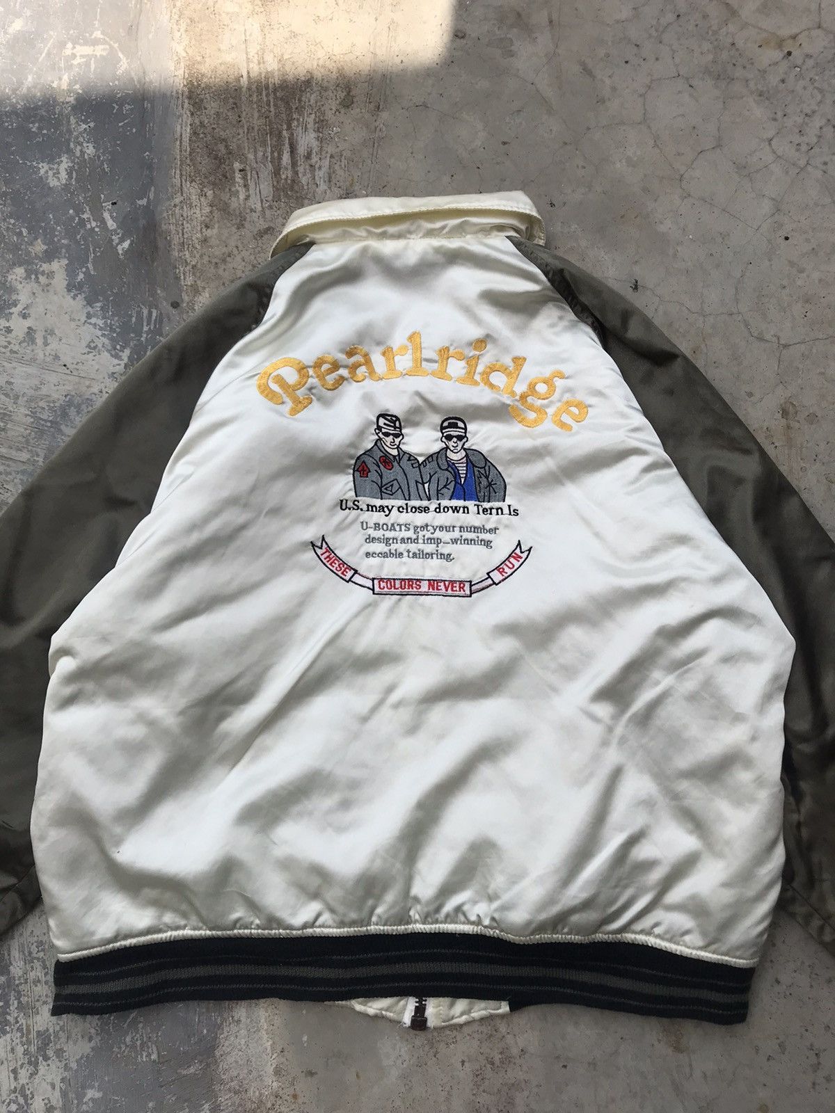 Japanese Brand Pearlridge Vf-151 Vintage Varsity Jacket Size US XL / EU 56 / 4 - 4 Thumbnail