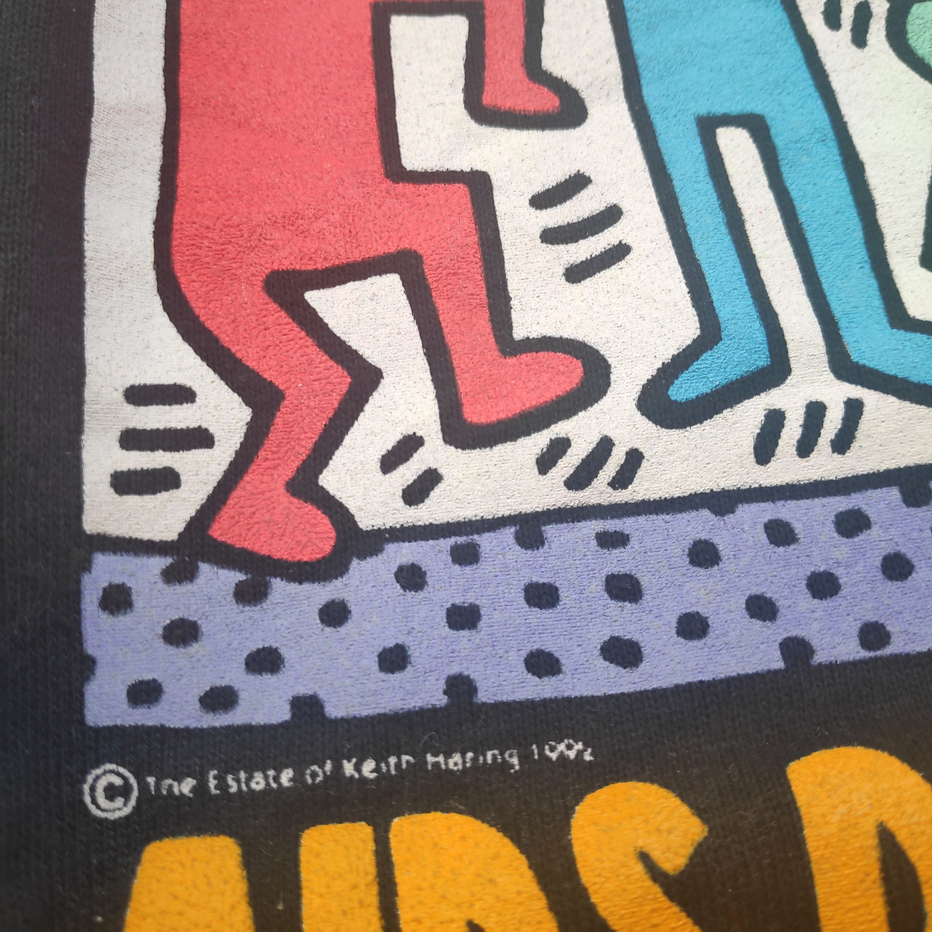 90s keith haring aids dance-a-thon 1992 - Tops