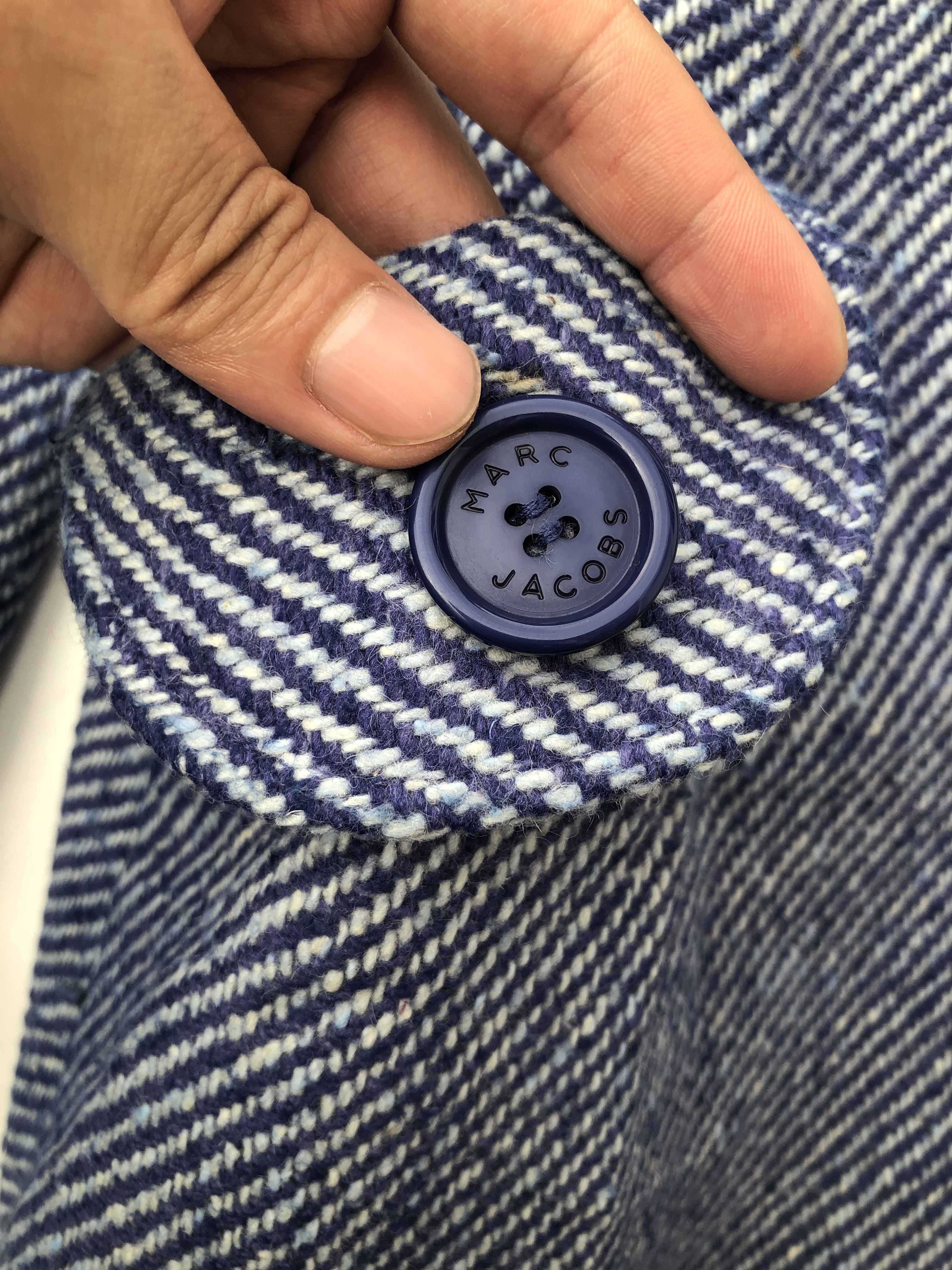 Marc Jacobs DETACHABLE COLLAR WOOL WINTER COAT Size US M / EU 48-50 / 2 - 4 Thumbnail