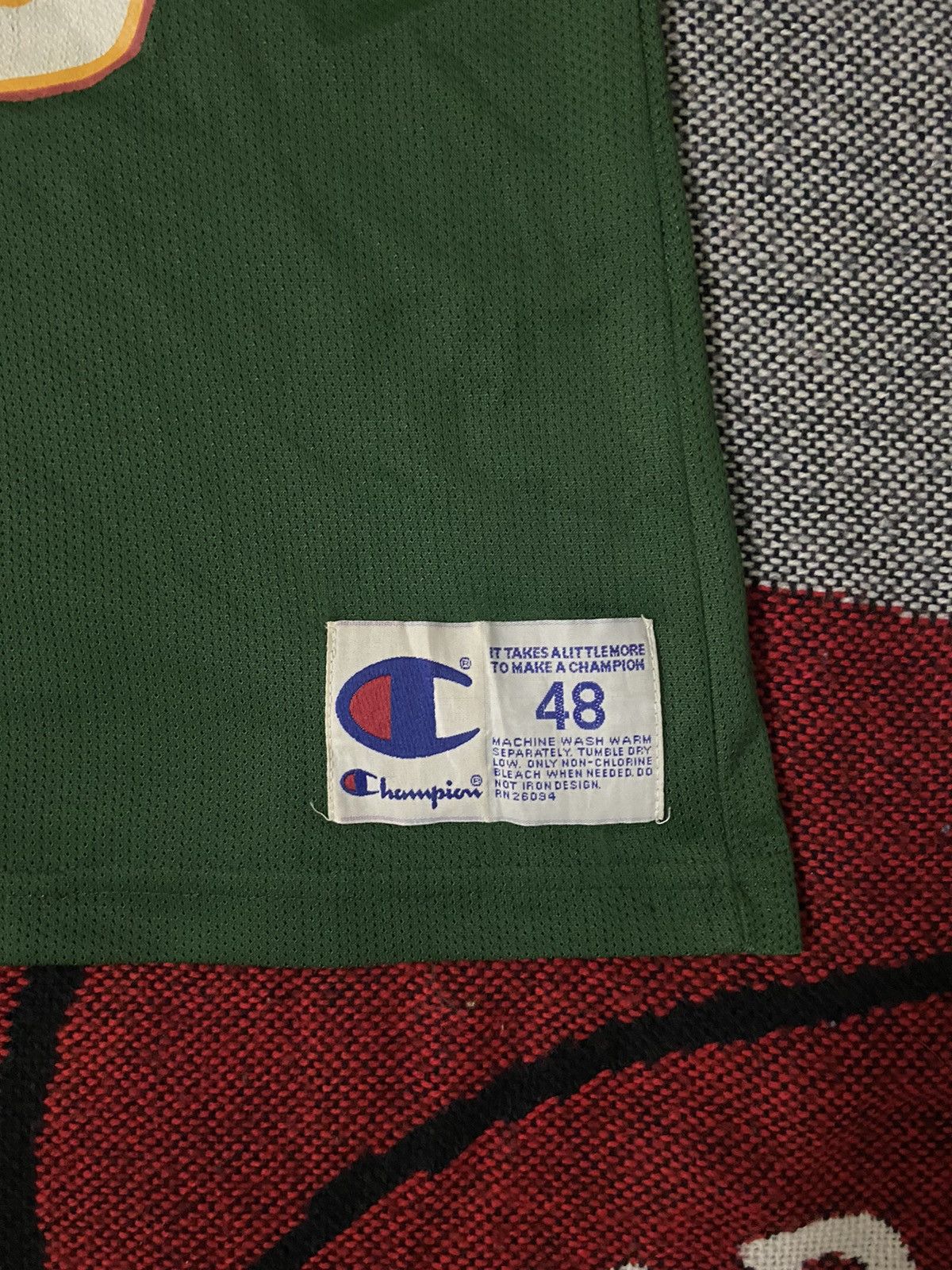 Champion Vtg 90s Nate McMillan Seattle Supersonics Champion Jersey Size US M / EU 48-50 / 2 - 6 Thumbnail