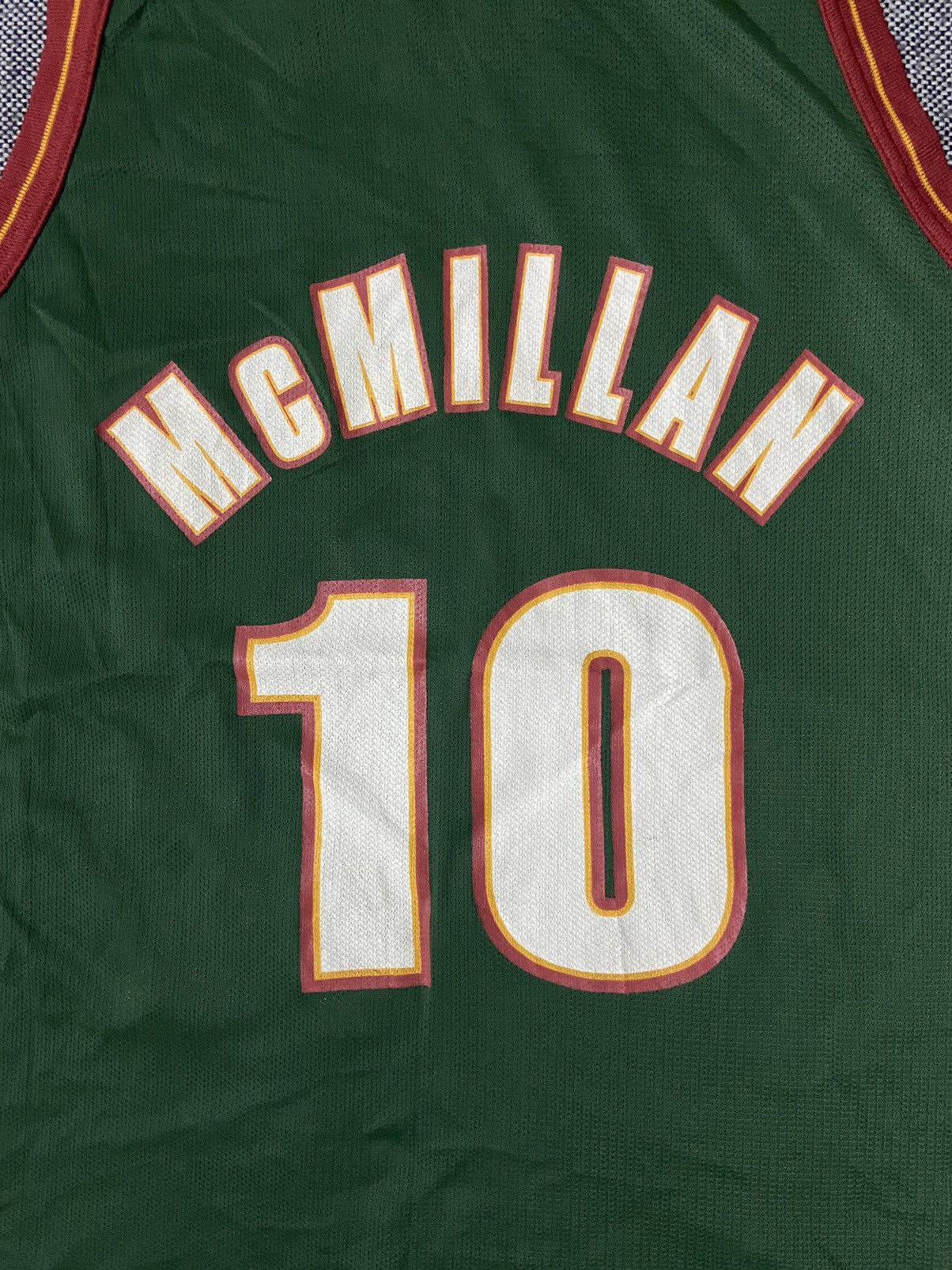 Champion Vtg 90s Nate McMillan Seattle Supersonics Champion Jersey Size US M / EU 48-50 / 2 - 4 Thumbnail