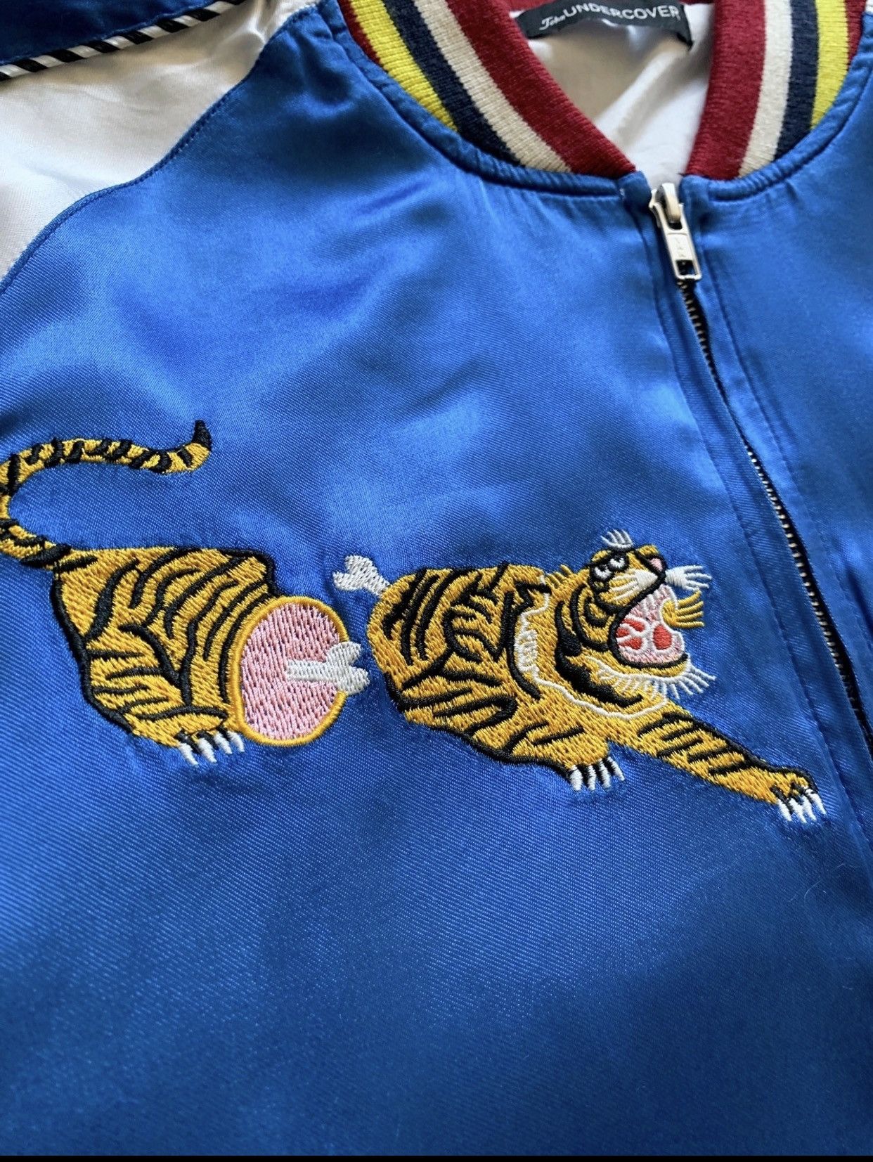 希少 L John UNDERCOVER SOUVENIR JACKET 15 Undercover John Undercover SS15 Tiger Souvenir Jacket | Grailed