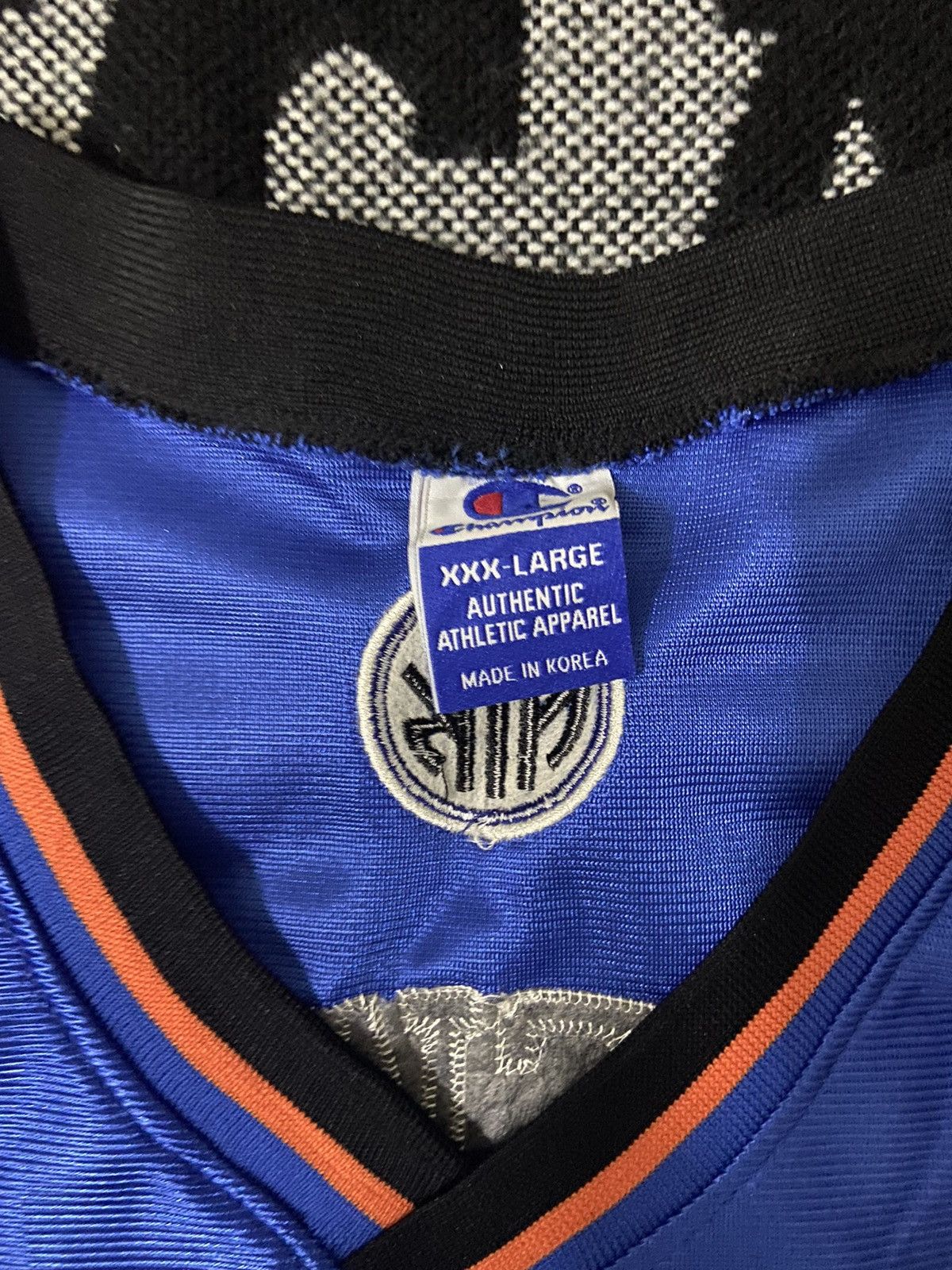 Champion Vtg 90s Latrell Sprewell NY Knicks Authentic Champion Jersey Size US XL / EU 56 / 4 - 4 Thumbnail