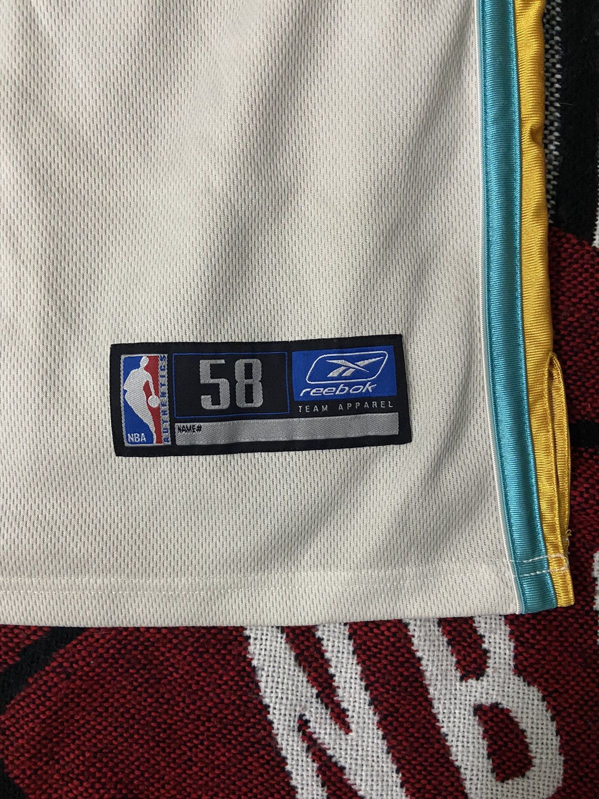 NBA Vtg 90s Baron Davis New Orleans Hornets Authentic Reebok Size US XXL / EU 58 / 5 - 5 Thumbnail