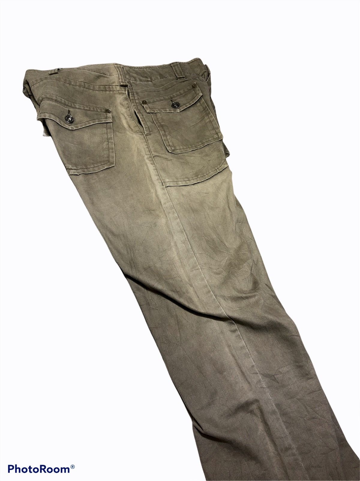 Vintage FLARED SUN FADED GREEN BUSHPANT Size US 31 - 3 Thumbnail