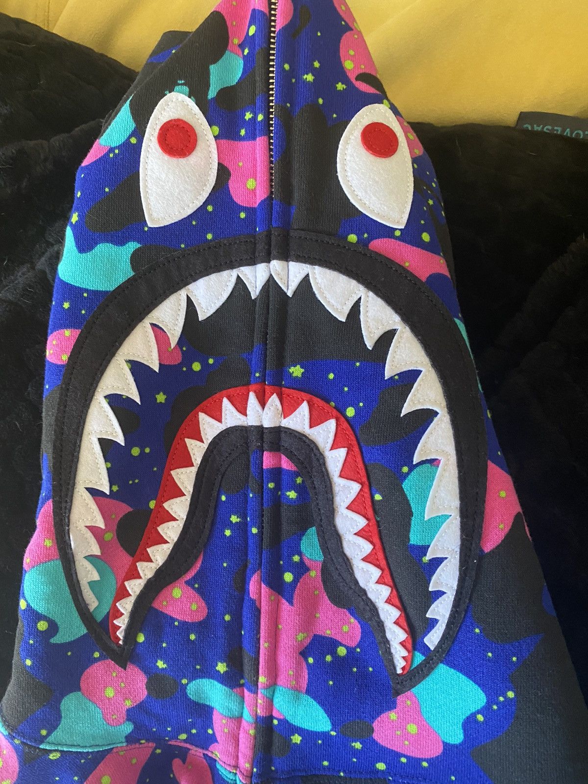 Bape Kid Cudi Bape Shark Hoodie | Grailed