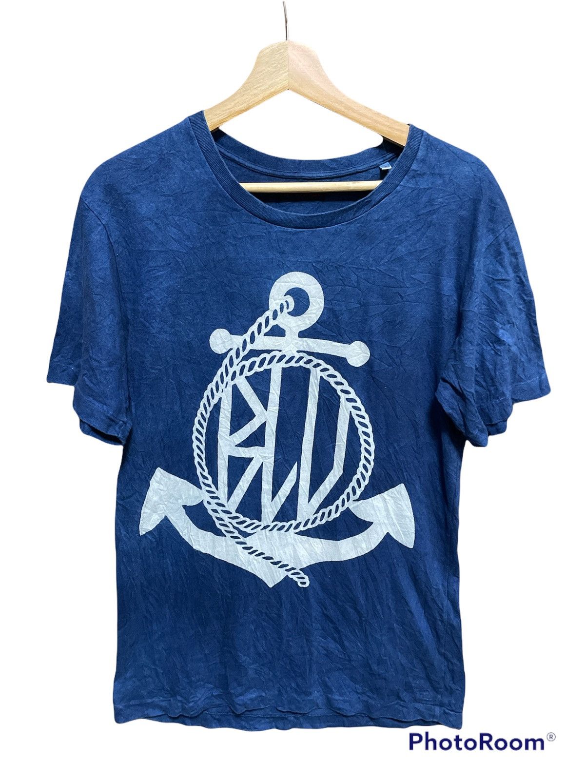 Blue Blue Japan × Japanese Brand Rare Blue Blue Big Logo Tee Size US L / EU 52-54 / 3 - 1 Thumbnail