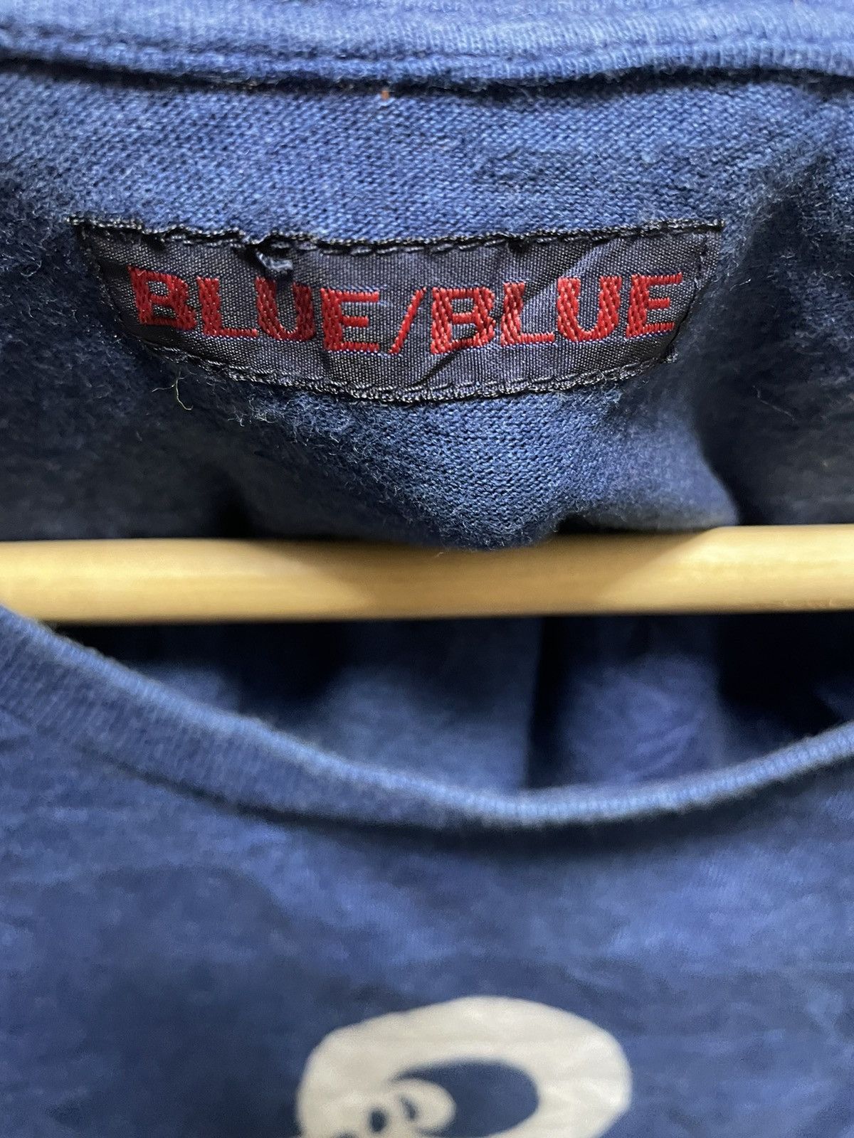 Blue Blue Japan × Japanese Brand Rare Blue Blue Big Logo Tee Size US L / EU 52-54 / 3 - 3 Thumbnail