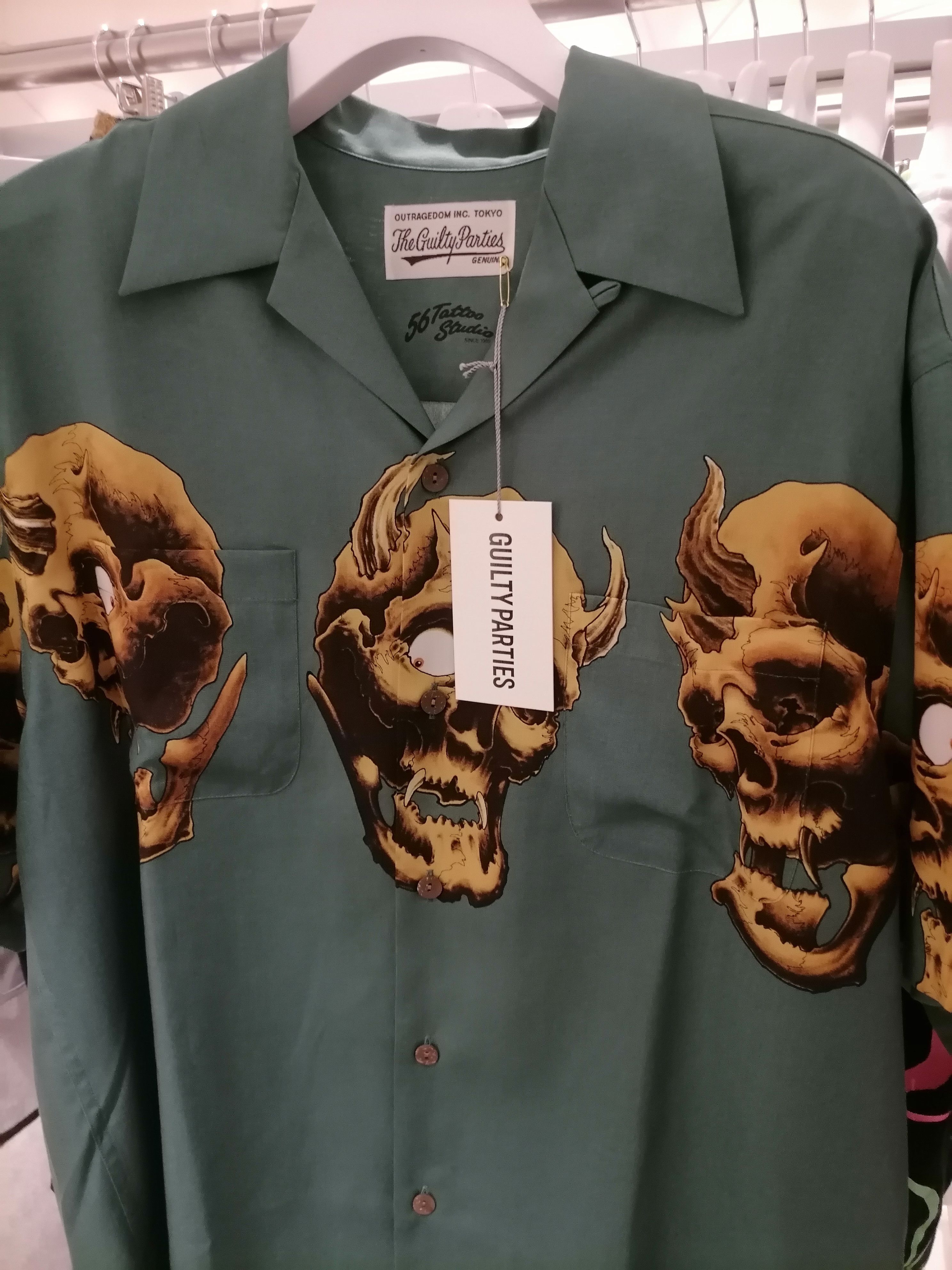 WACKO MARIA X 56 TATTOO STUDIO HAWAIIAN SHIRT