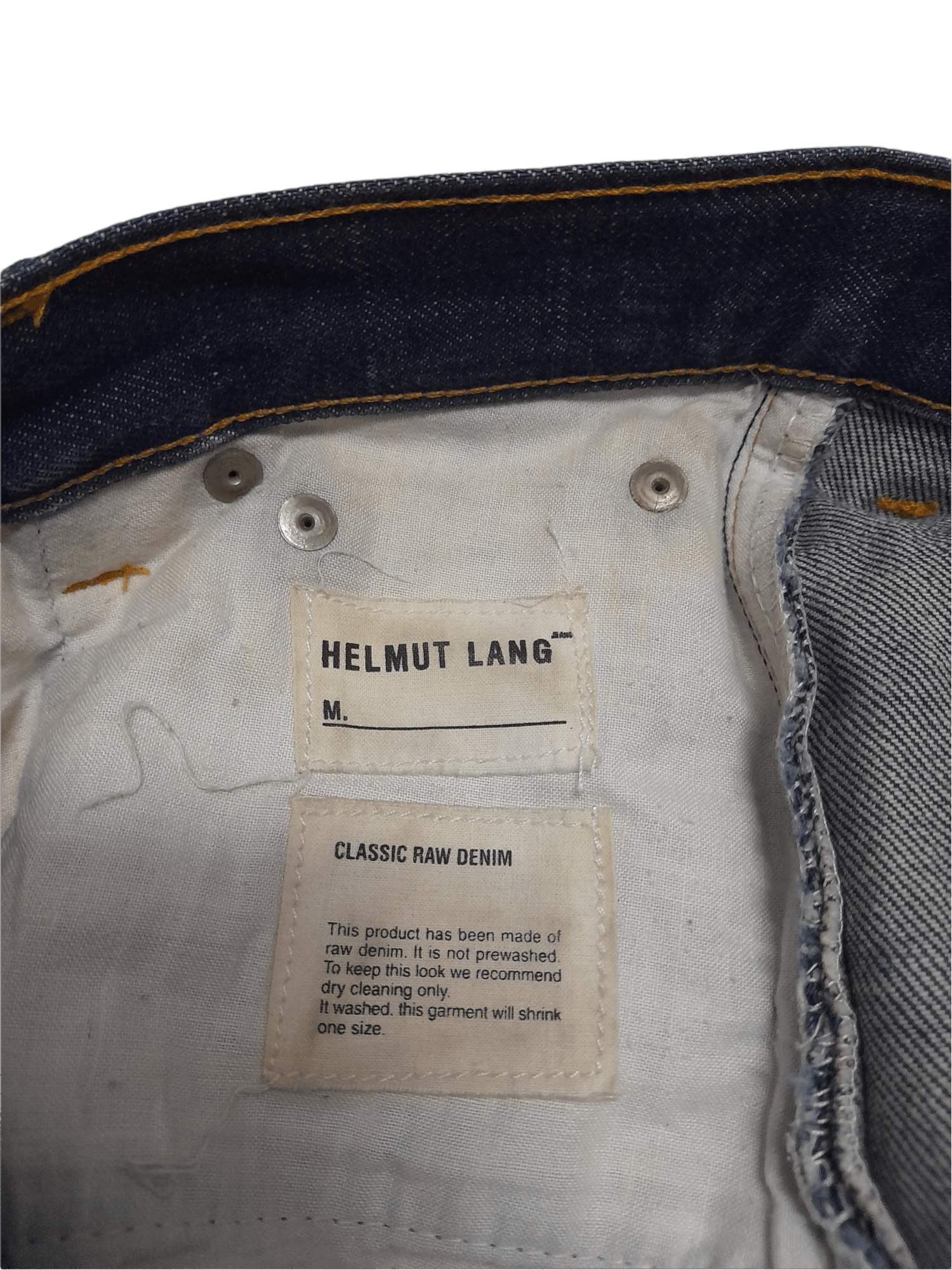 Vintage 1998 HELMUT LANG DENIM (D576) Size US 26 / EU 42 - 12 Thumbnail
