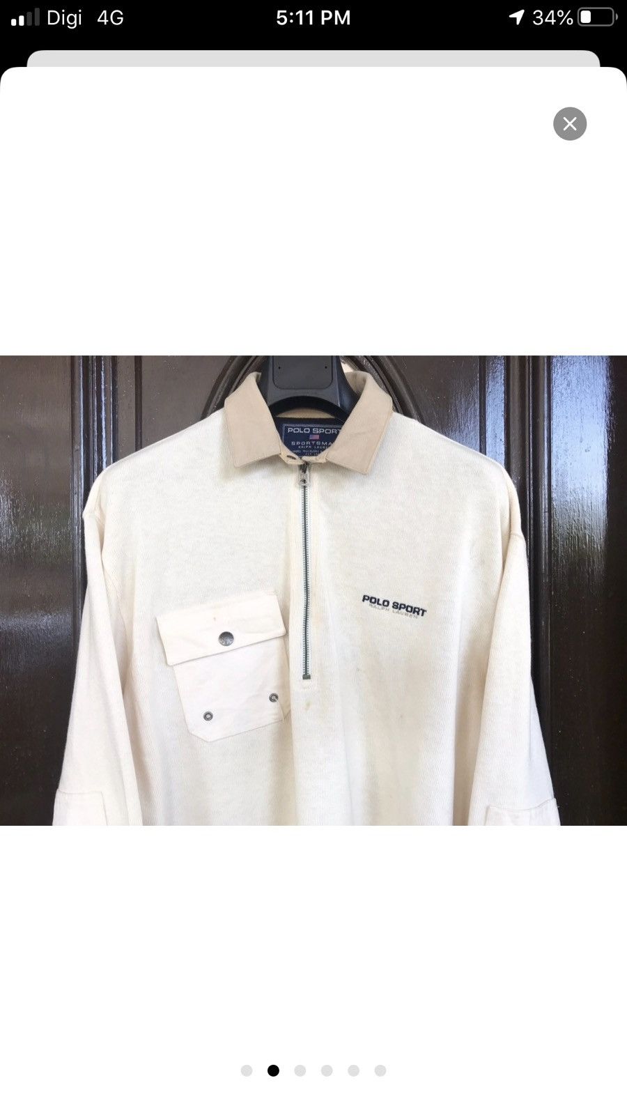 Polo Ralph Lauren × RRL Ralph Lauren × Ralph Lauren Sport 💥 Vintage Polo Ralph Lauren Sportman Halfzip Sweater Size US L / EU 52-54 / 3 - 2 Thumbnail