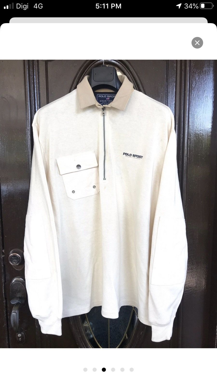 Polo Ralph Lauren × RRL Ralph Lauren × Ralph Lauren Sport 💥 Vintage Polo Ralph Lauren Sportman Halfzip Sweater Size US L / EU 52-54 / 3 - 3 Thumbnail