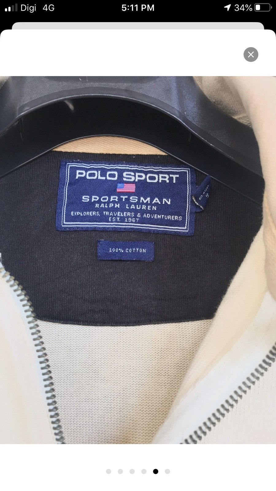 Polo Ralph Lauren × RRL Ralph Lauren × Ralph Lauren Sport 💥 Vintage Polo Ralph Lauren Sportman Halfzip Sweater Size US L / EU 52-54 / 3 - 5 Thumbnail