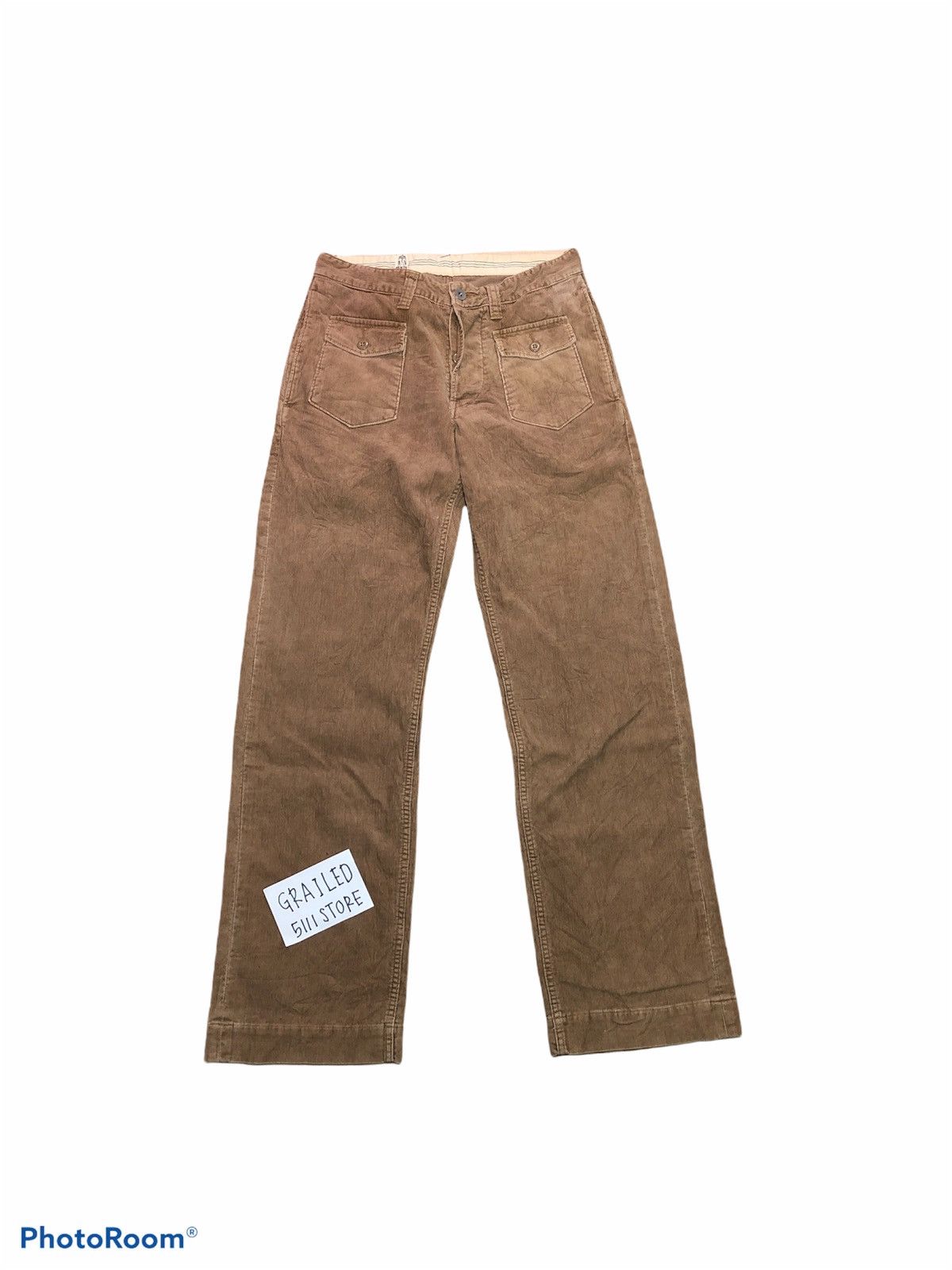 Japanese Brand × KATO KATO 6 Pocket Buckle Back Corduroy Pant Size US 29 - 1 Thumbnail