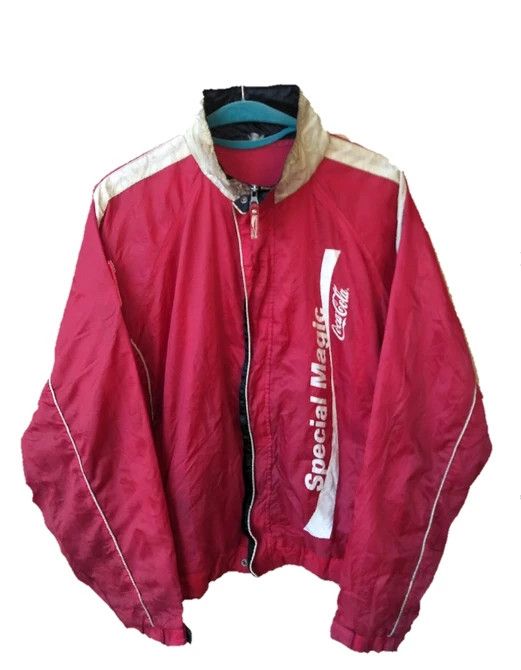 Coca Cola 90s COCA COLA SPECIAL MAGIC WINDBREAKERS Size US L / EU 52-54 / 3 - 2 Thumbnail
