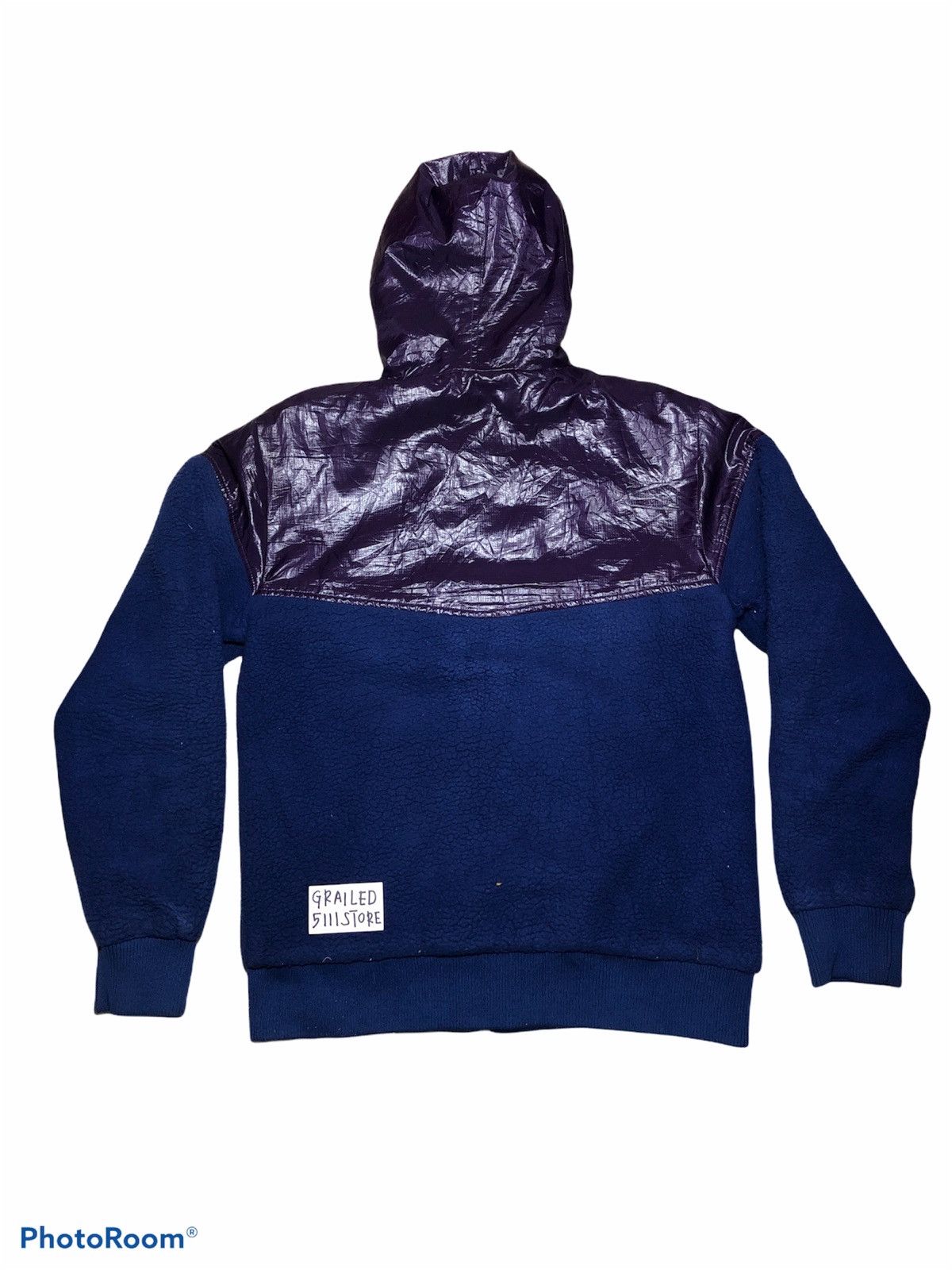 Japanese Brand Reversible Fleece Hooded Zipper by Flash Report Size US L / EU 52-54 / 3 - 3 Thumbnail