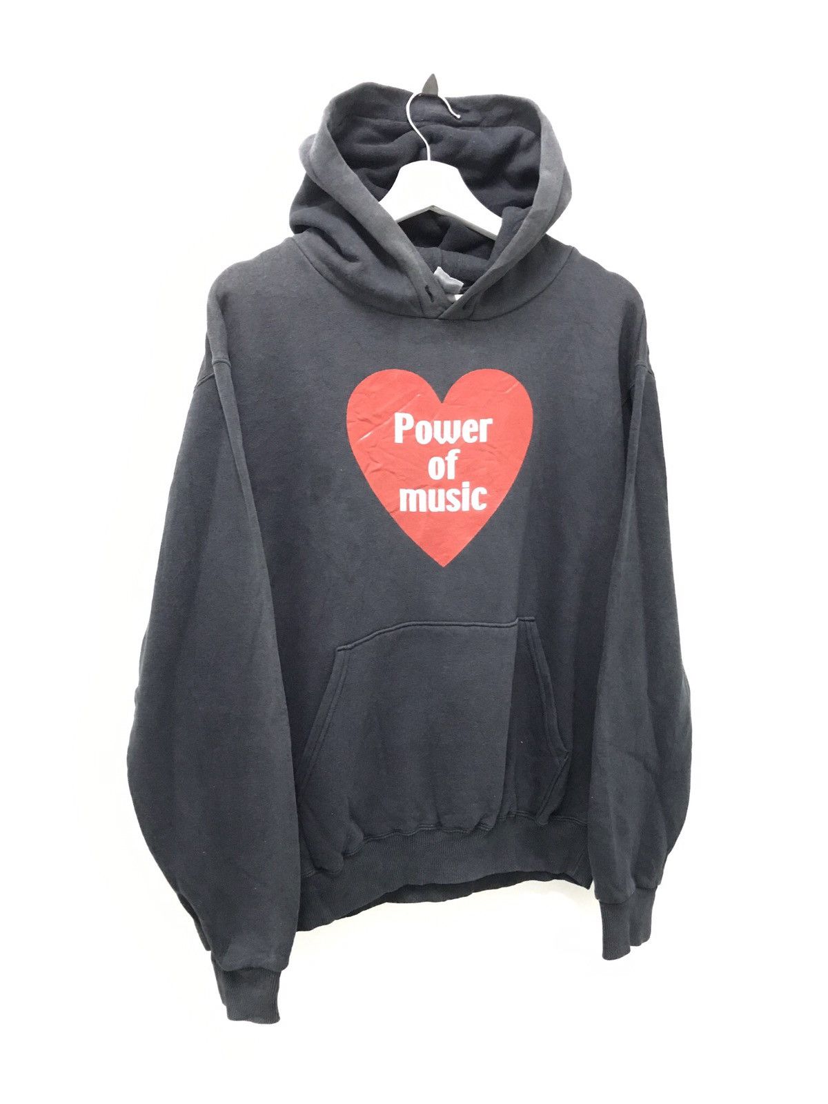Band Tees × Japanese Brand × Vintage 💥 Vintage Power of Music Hoodie Sweater Size US M / EU 48-50 / 2 - 3 Thumbnail