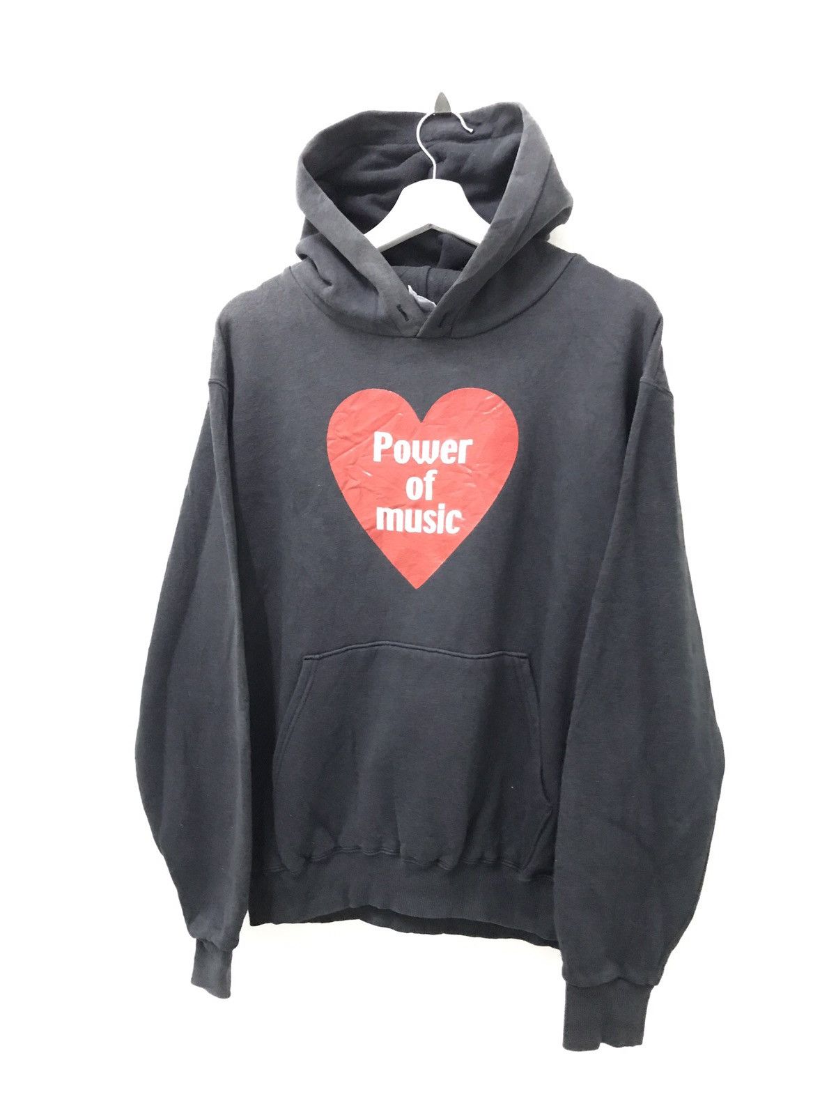Band Tees × Japanese Brand × Vintage 💥 Vintage Power of Music Hoodie Sweater Size US M / EU 48-50 / 2 - 2 Thumbnail