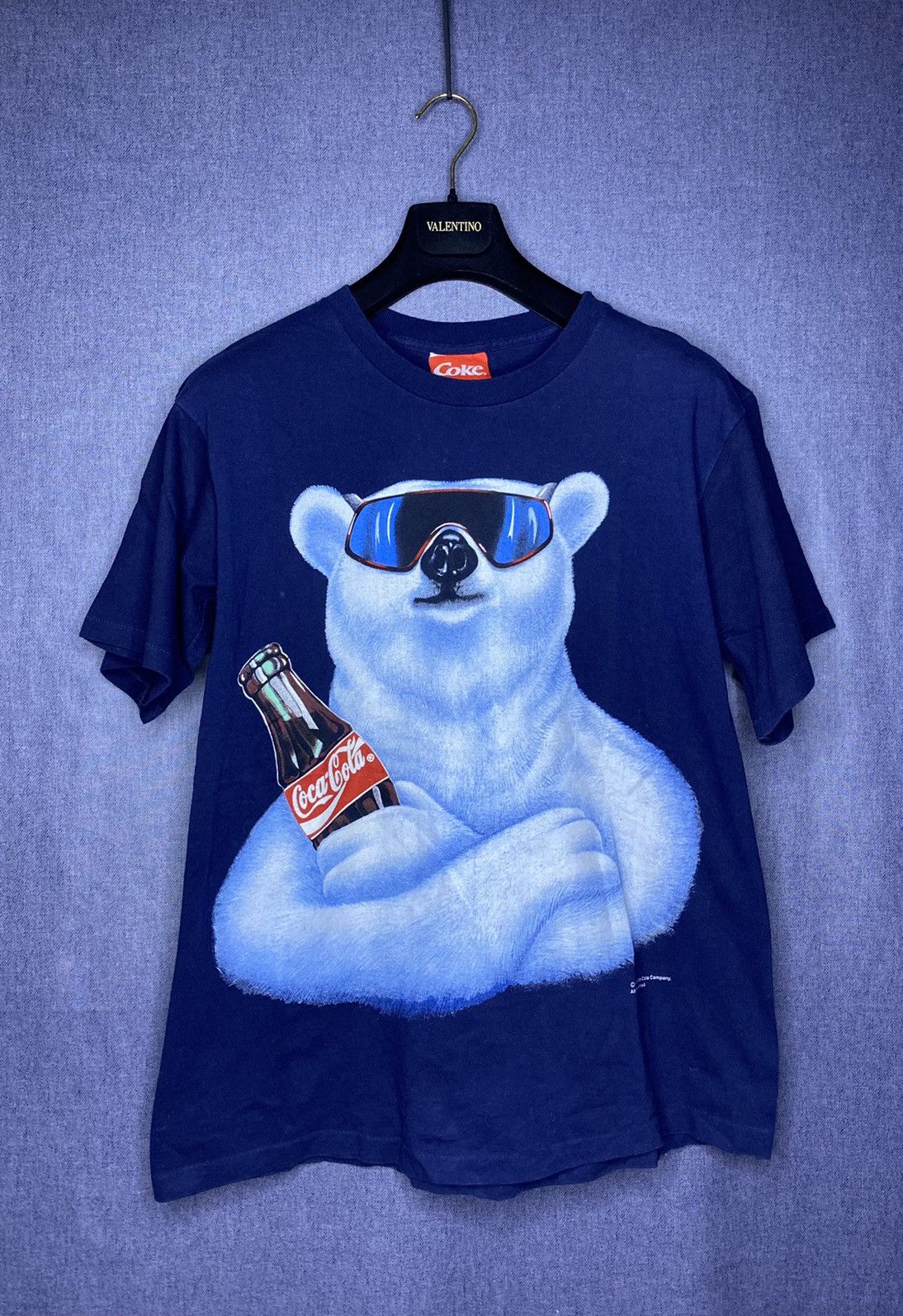 Coca Cola × Vintage Coca Cola vintage 90s Tee T Shirt Polar Bear Size US XL / EU 56 / 4 - 1 Thumbnail