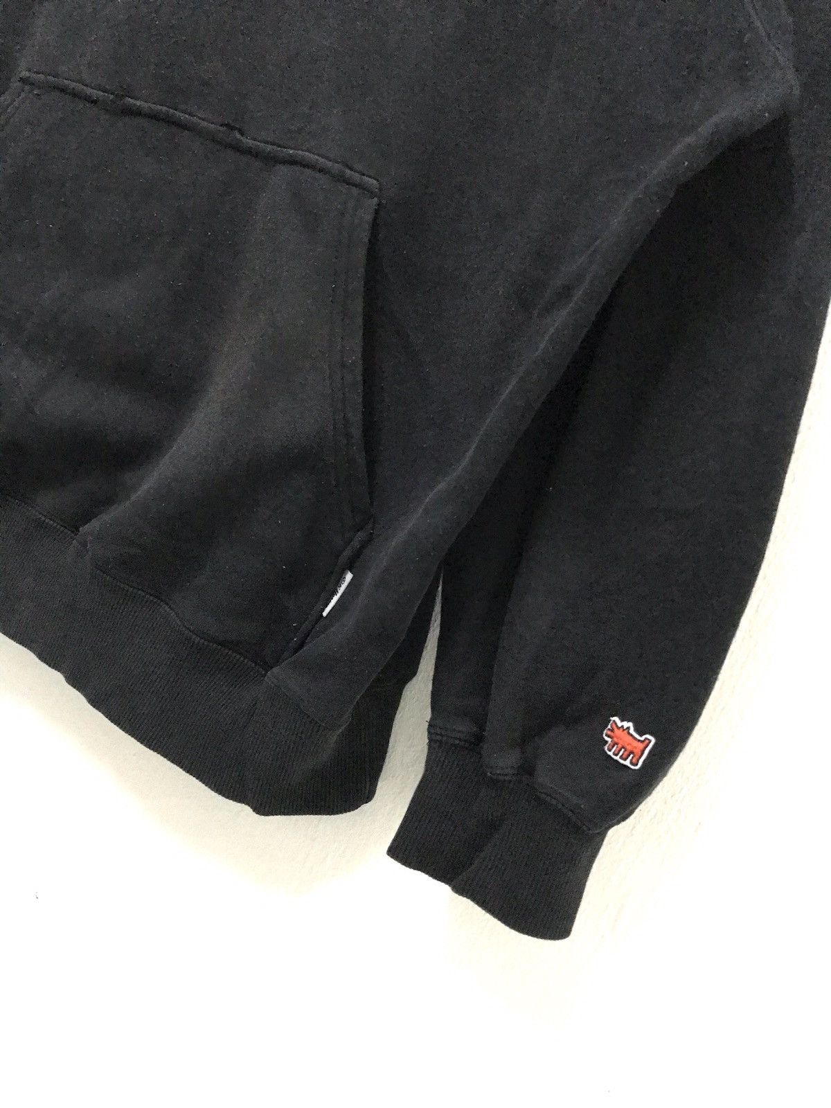 Keith Haring × Vintage 💥 KEITH HARING ART DANCING HOODIE SWEATER Size US M / EU 48-50 / 2 - 6 Thumbnail