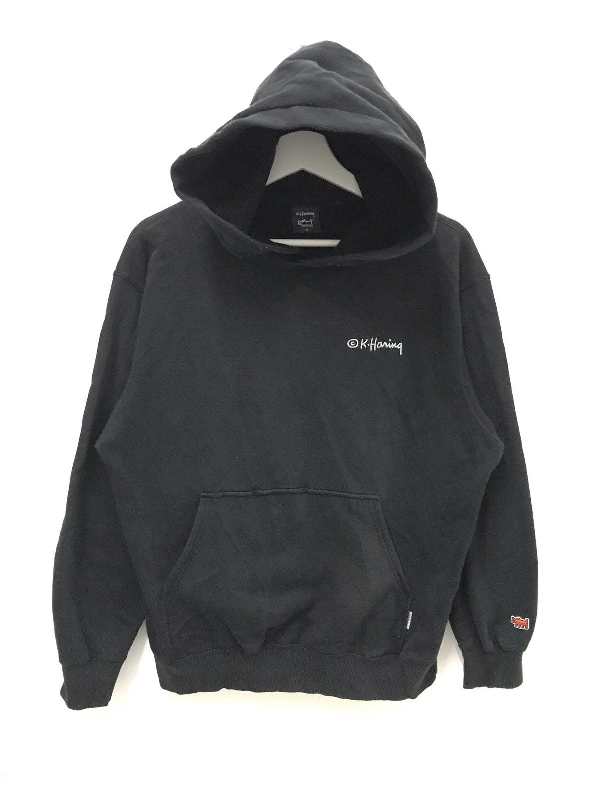 Keith Haring × Vintage 💥 KEITH HARING ART DANCING HOODIE SWEATER Size US M / EU 48-50 / 2 - 2 Thumbnail