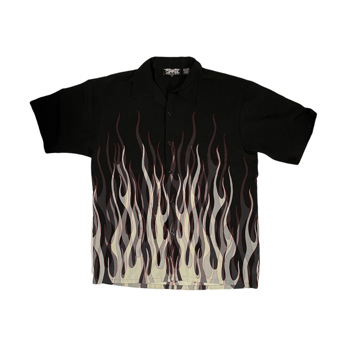 Dragonfly × Vintage Vintage Dragonfly Flame Shirt Size US XL / EU 56 / 4 - 1 Thumbnail