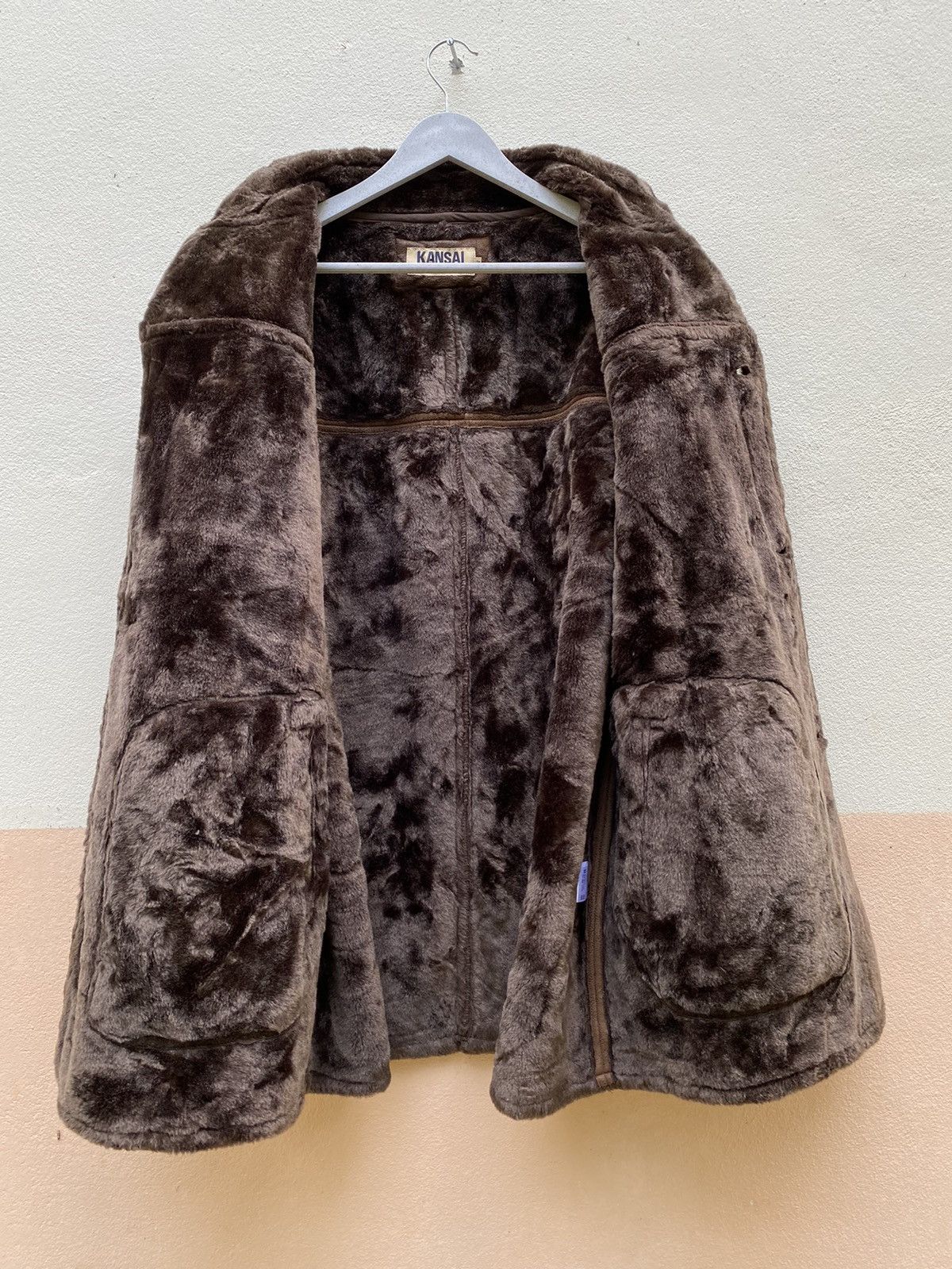 Japanese Brand × Kansai Yamamoto Kansai jeans shearling fur jackets Size US XL / EU 56 / 4 - 7 Thumbnail