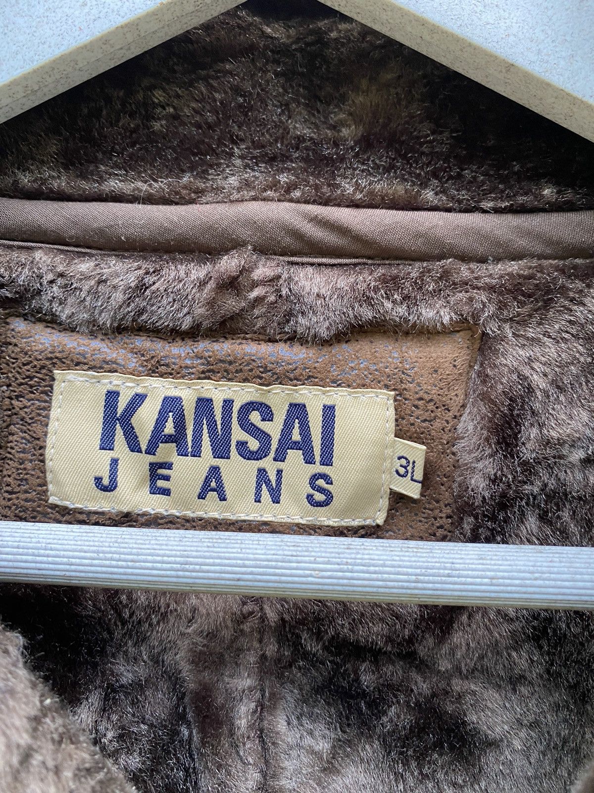 Japanese Brand × Kansai Yamamoto Kansai jeans shearling fur jackets Size US XL / EU 56 / 4 - 4 Thumbnail