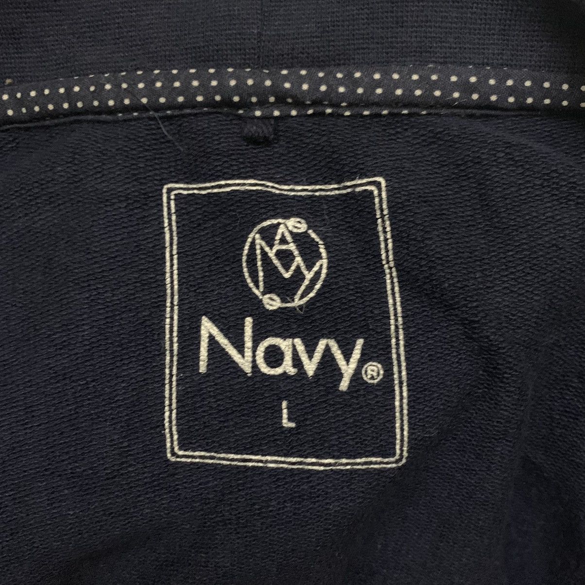 Japanese Brand Navy Produce Indigo Blue Cardigan Sweater Size US L / EU 52-54 / 3 - 5 Thumbnail